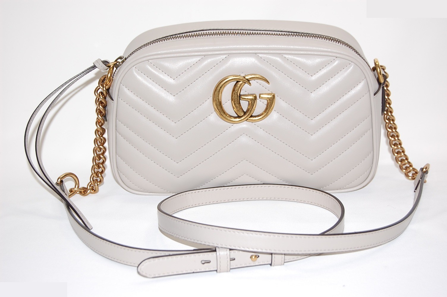 GG Marmont Leather Chain Bag — view 2