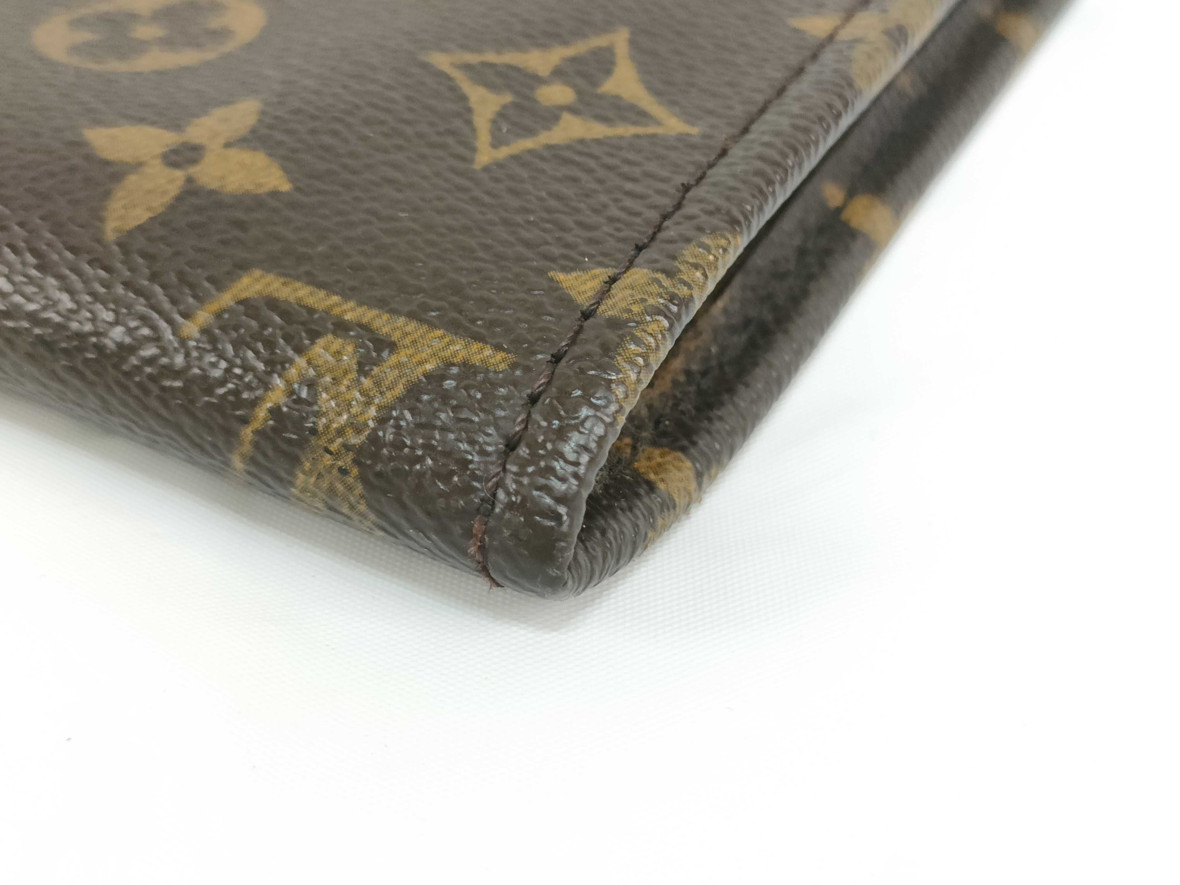 Monogram Louis Vuitton Monogram Pochette Document TH1927 Clutch Bag — view 3
