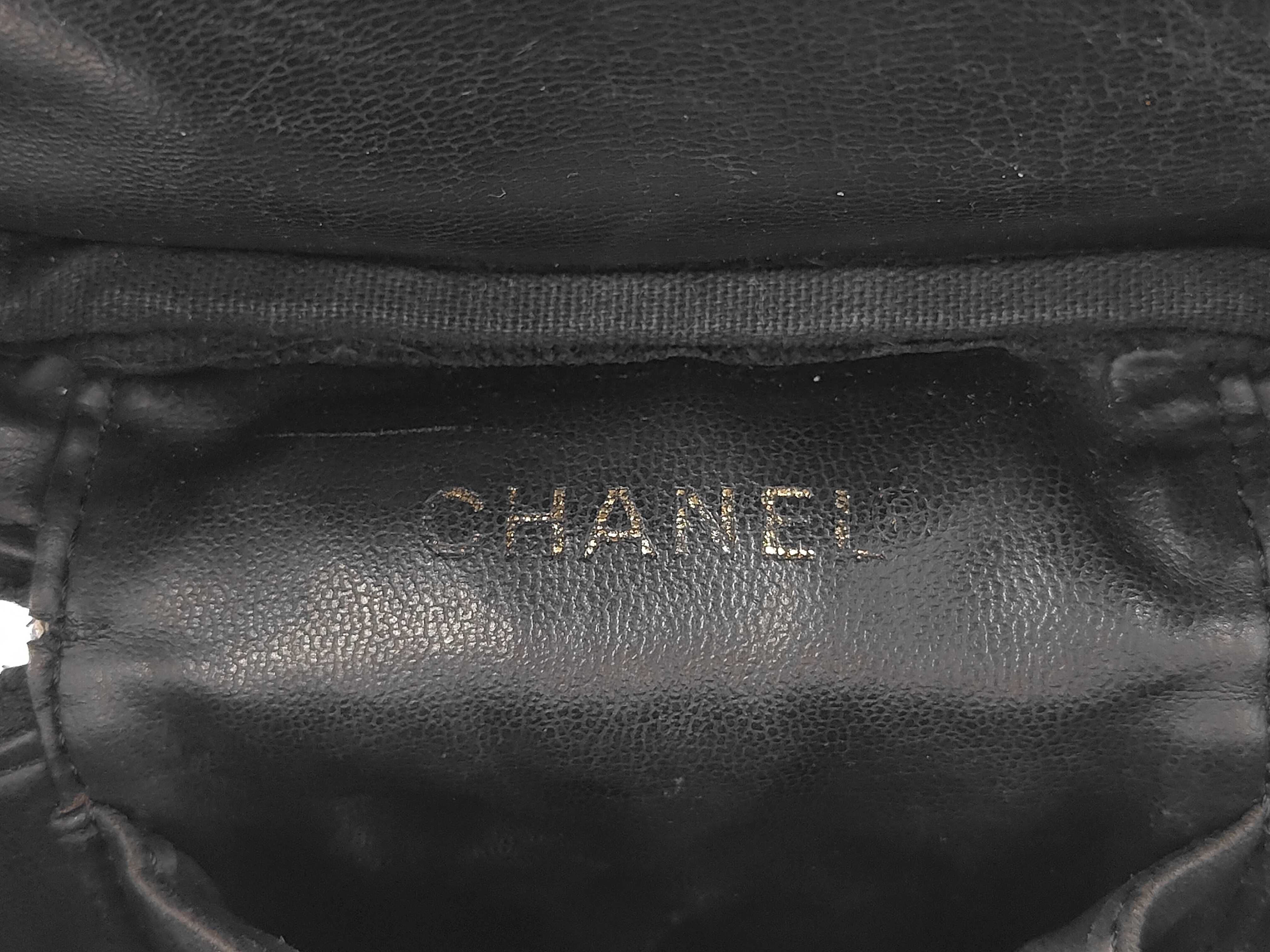Coco Mark Caviar Skin Vanity Bag, Black with Gold Hardware, Series 6 — view 10