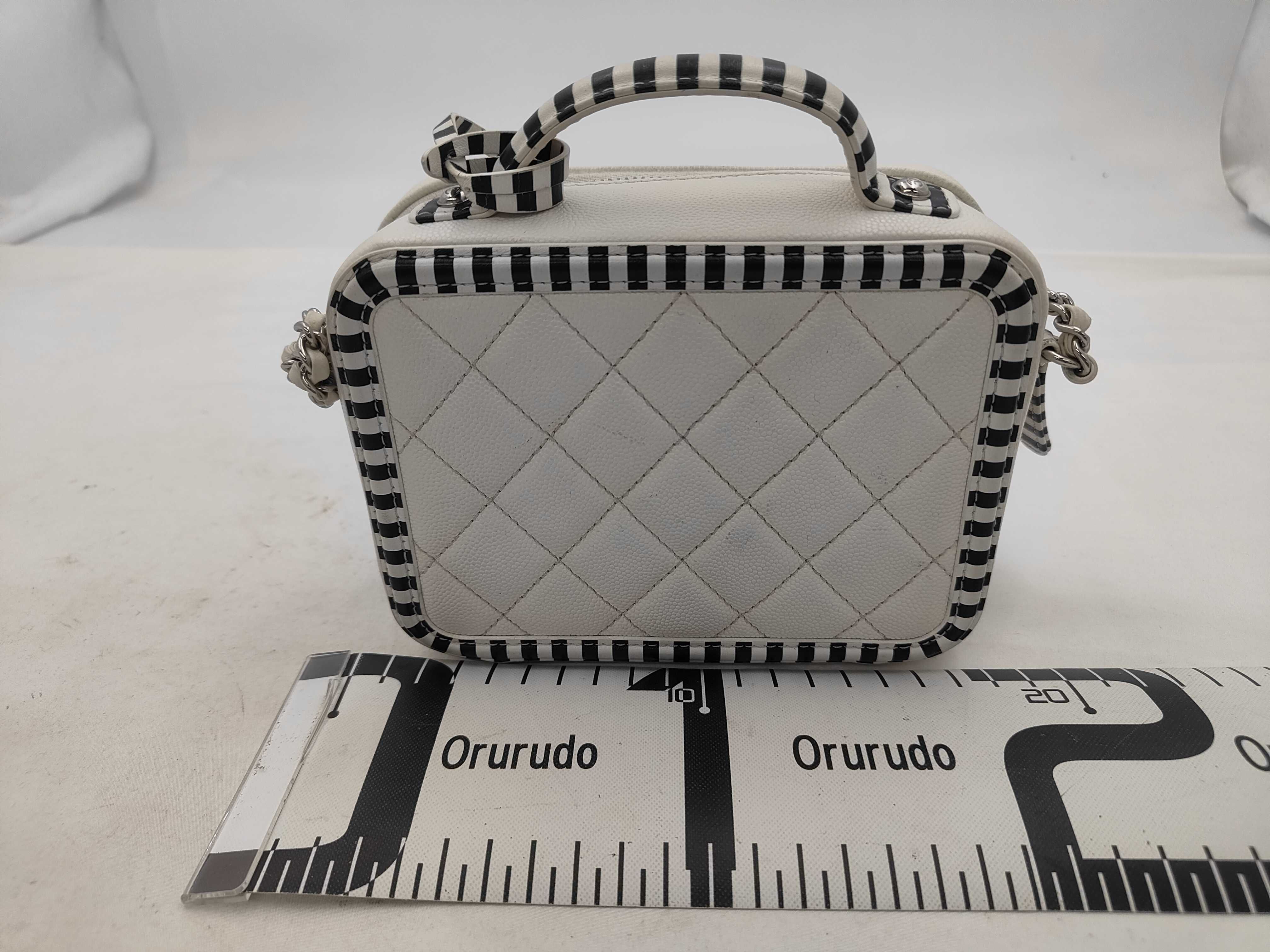 A93342 CC Filigree Small Vanity Bag 27246265 (Shoulder Bag) with Padlock, Key, Clochette, and Guarantee Card — view 2
