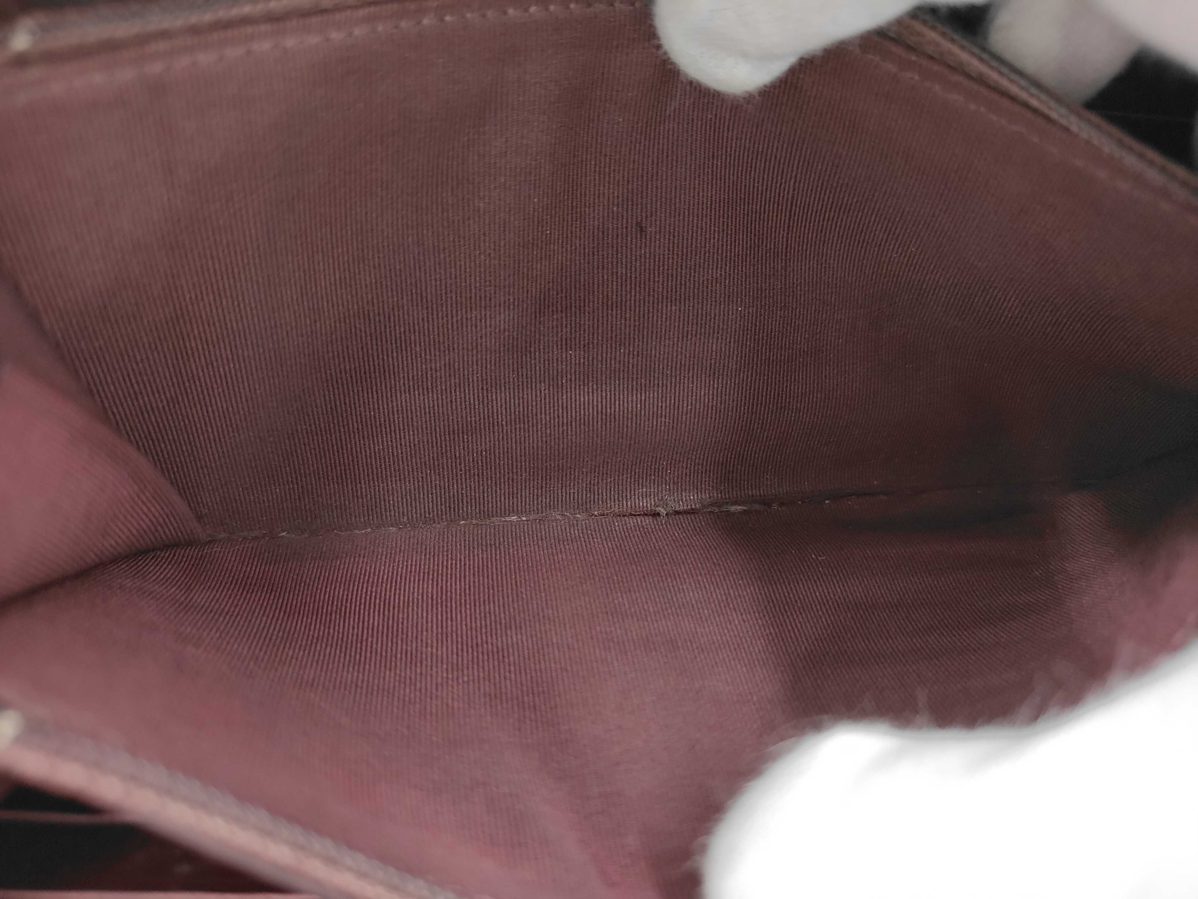 Caviar Skin Coco Mark Bi-fold Long Wallet (with sticker) — view 7