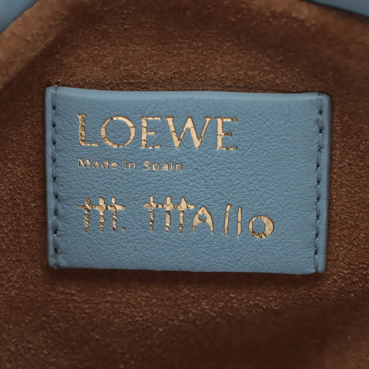 x Marja Mallo Flamenco Clutch Leather 2-Way Shoulder Bag Blue — view 7