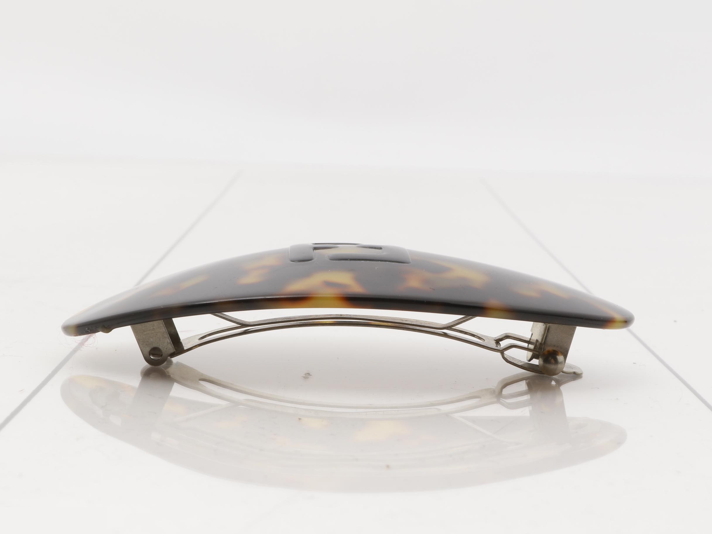 tortoiseshell barrette — view 3