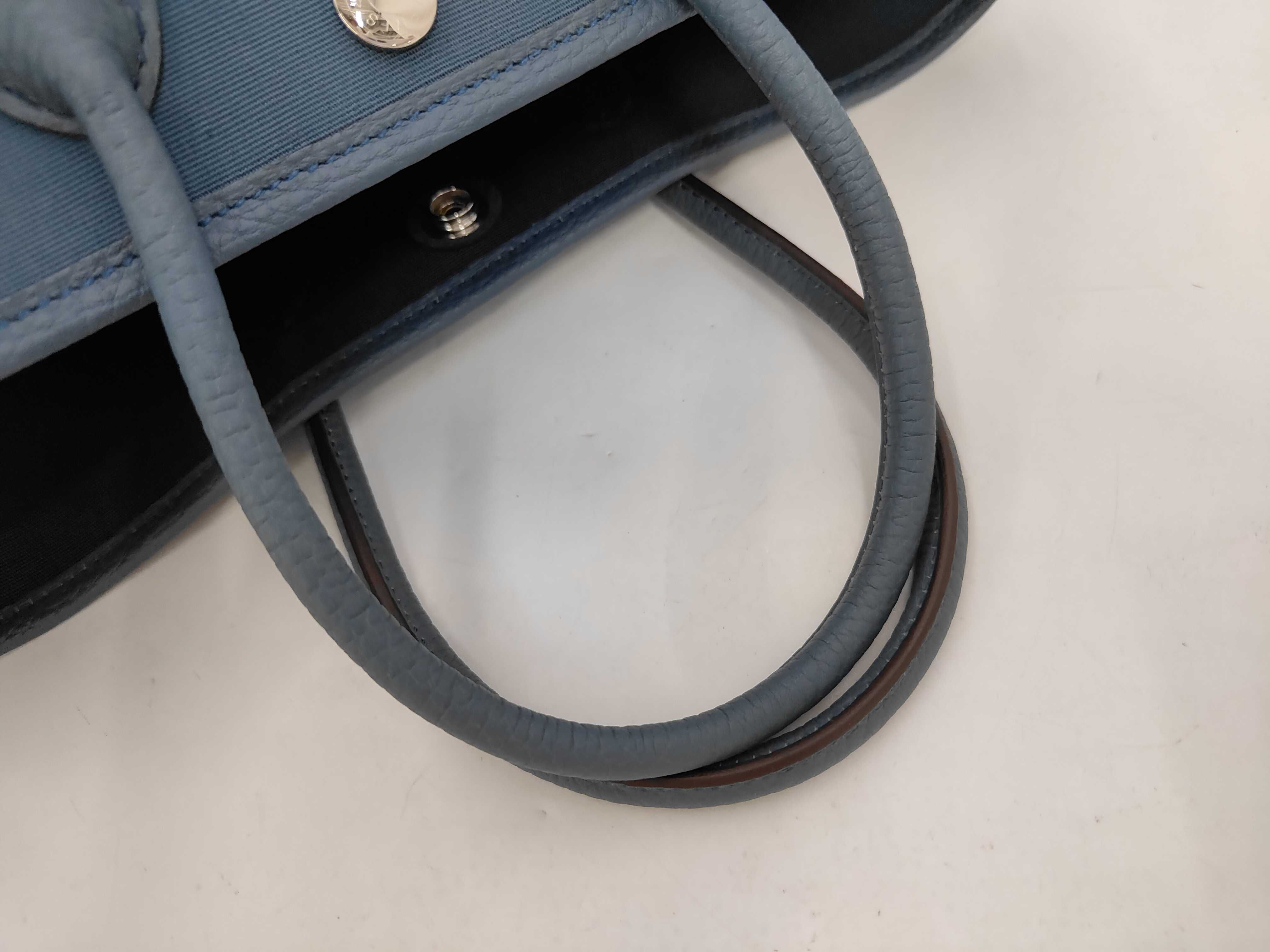 Garden Party Neo Garden 23 Toile Officier Blue Handbag (G stamp) — view 5