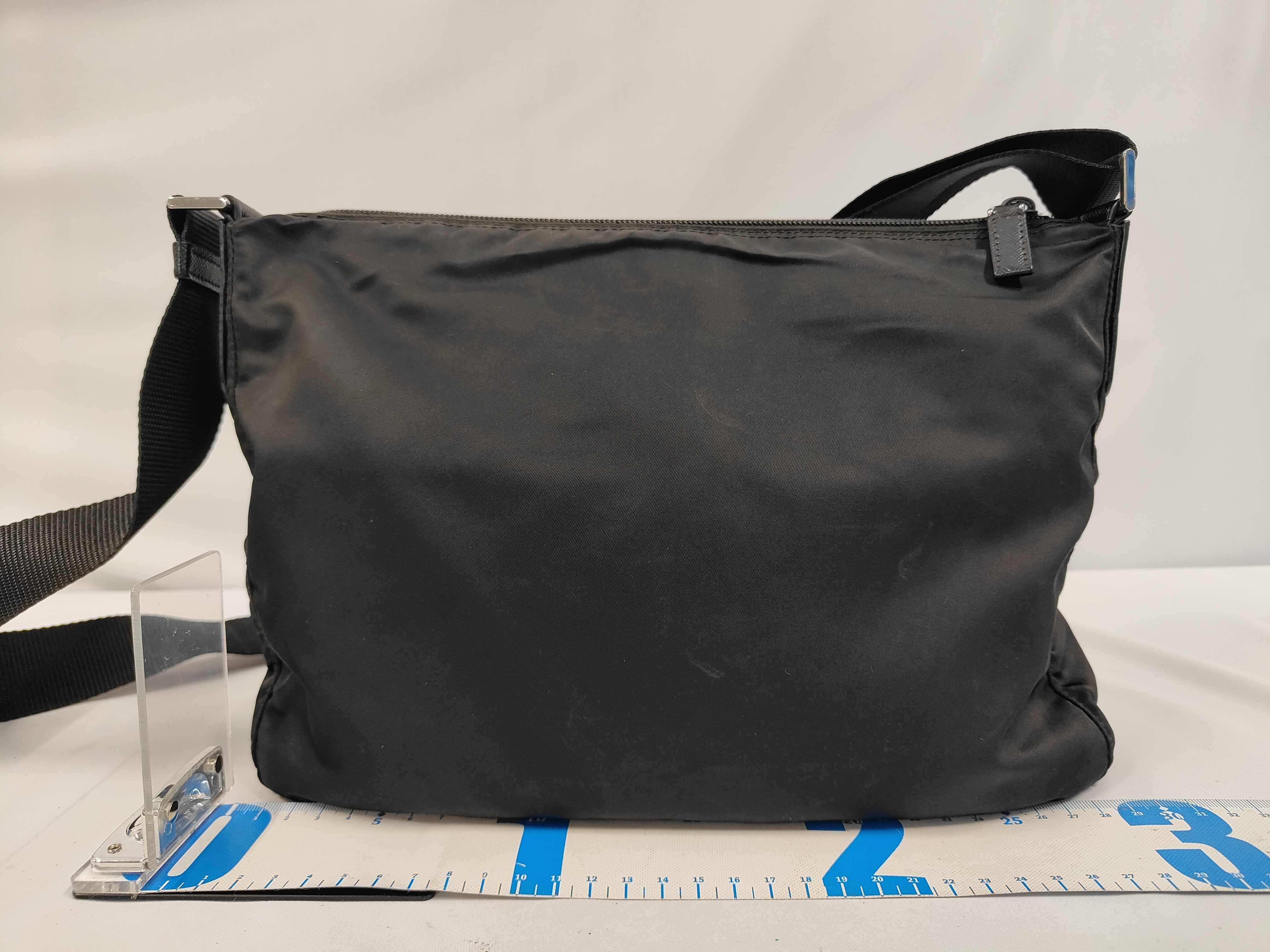 Nylon Shoulder Bag Black Shoulder Bag — view 2
