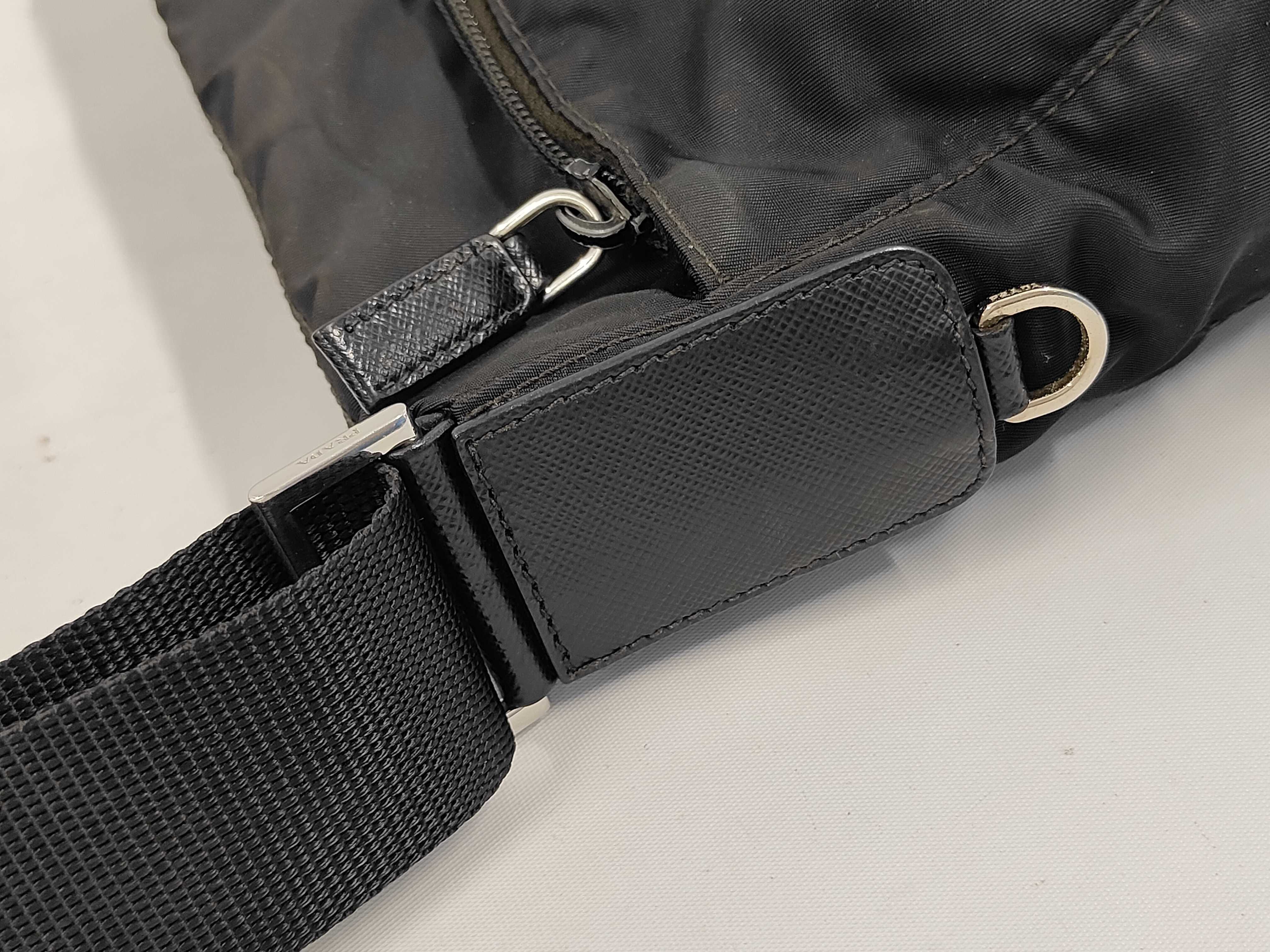 Nylon Shoulder Bag Black Shoulder Bag — view 6