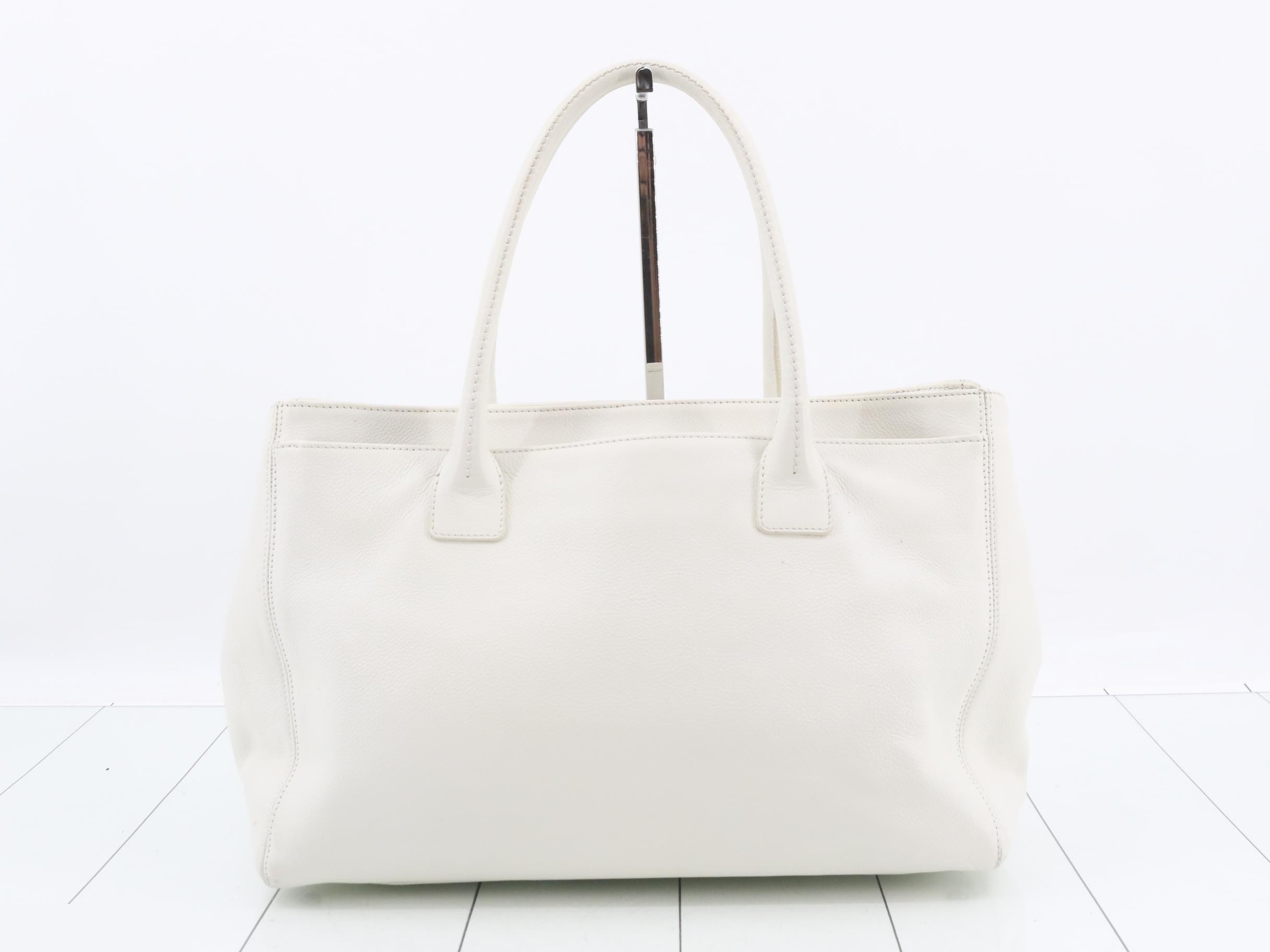 Executive Tote Bag, White — view 2