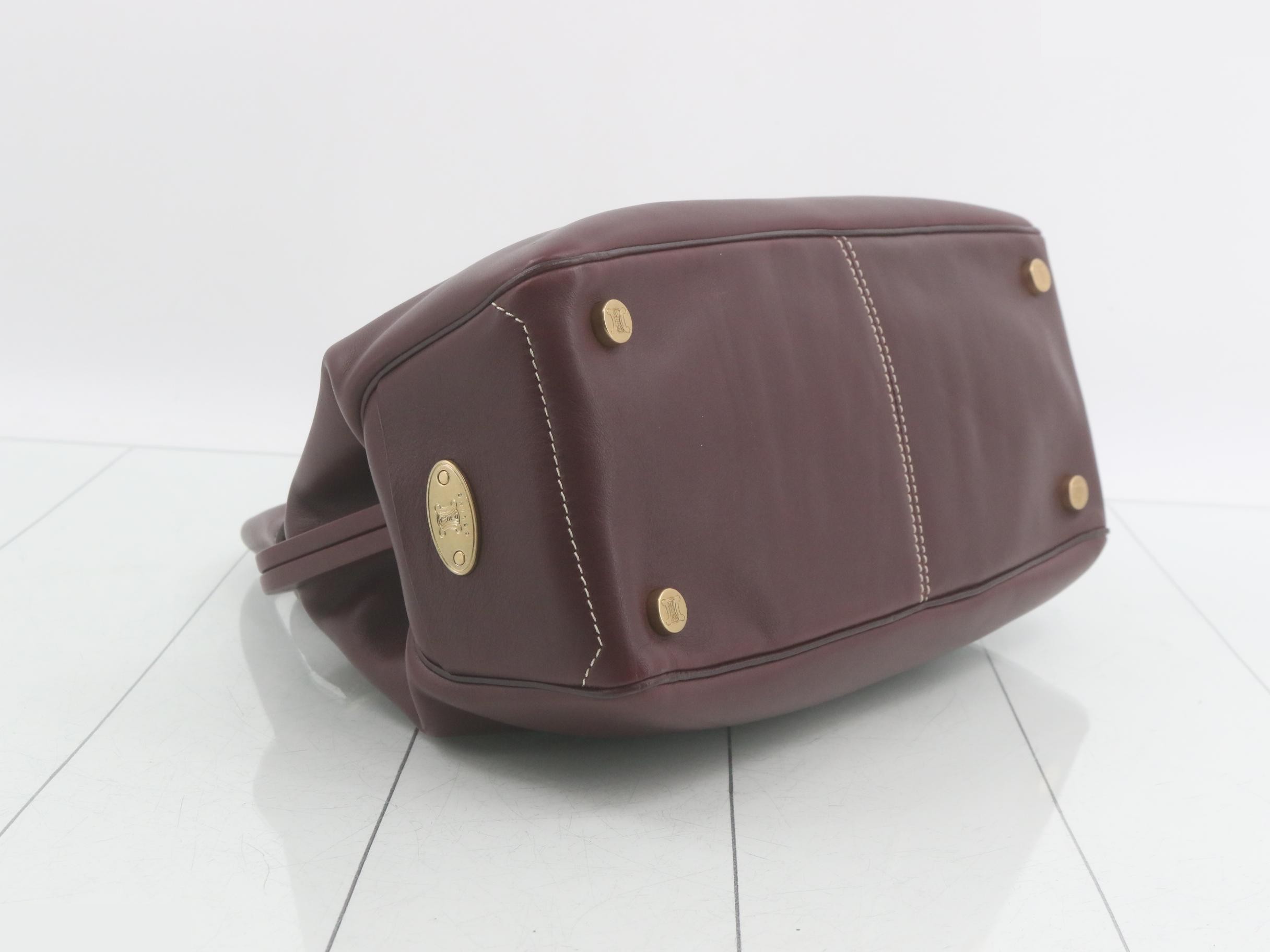 Boogie Bag Leather Clasp Handbag Bordeaux — view 5