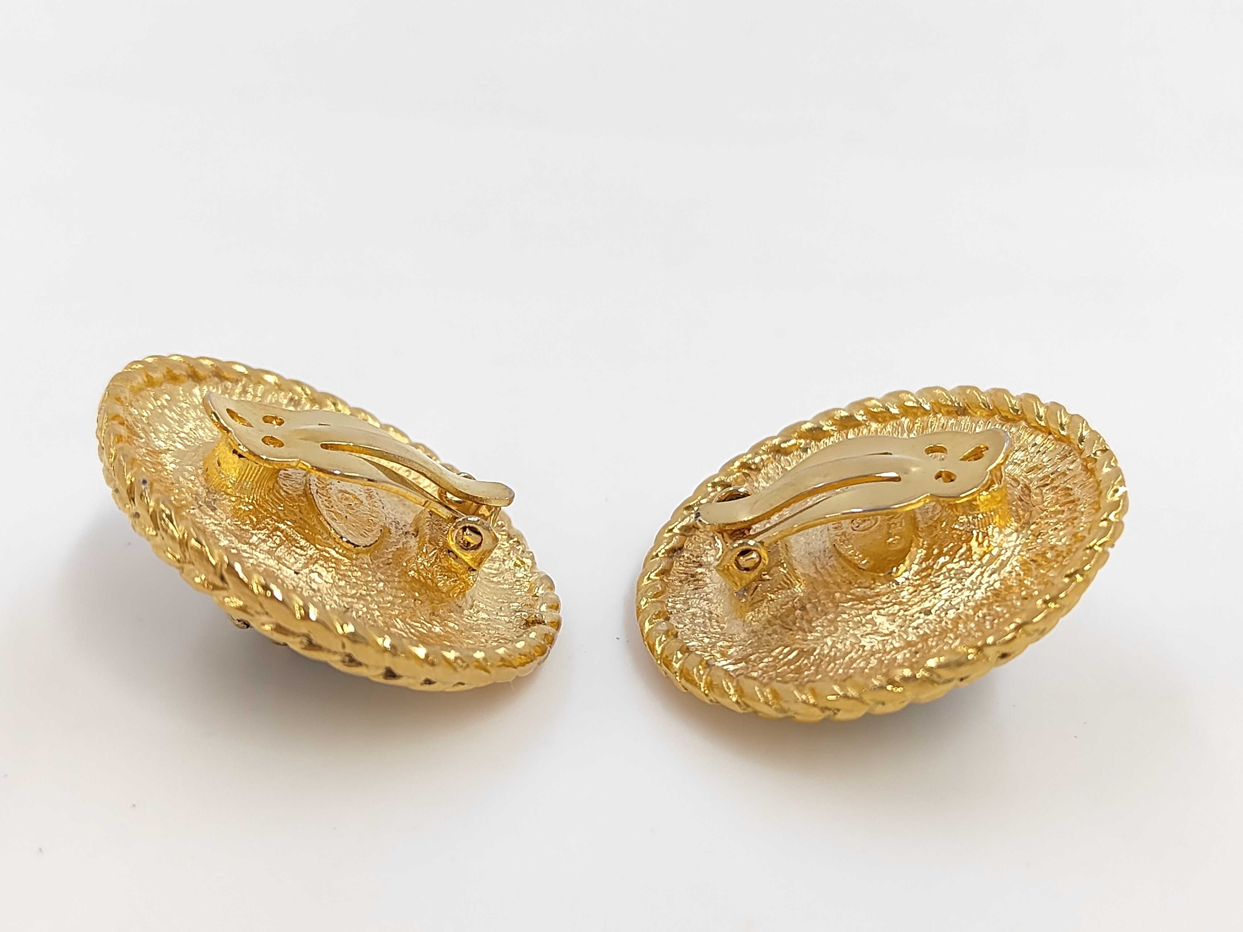 Turquoise Colored Stone Earrings — view 3