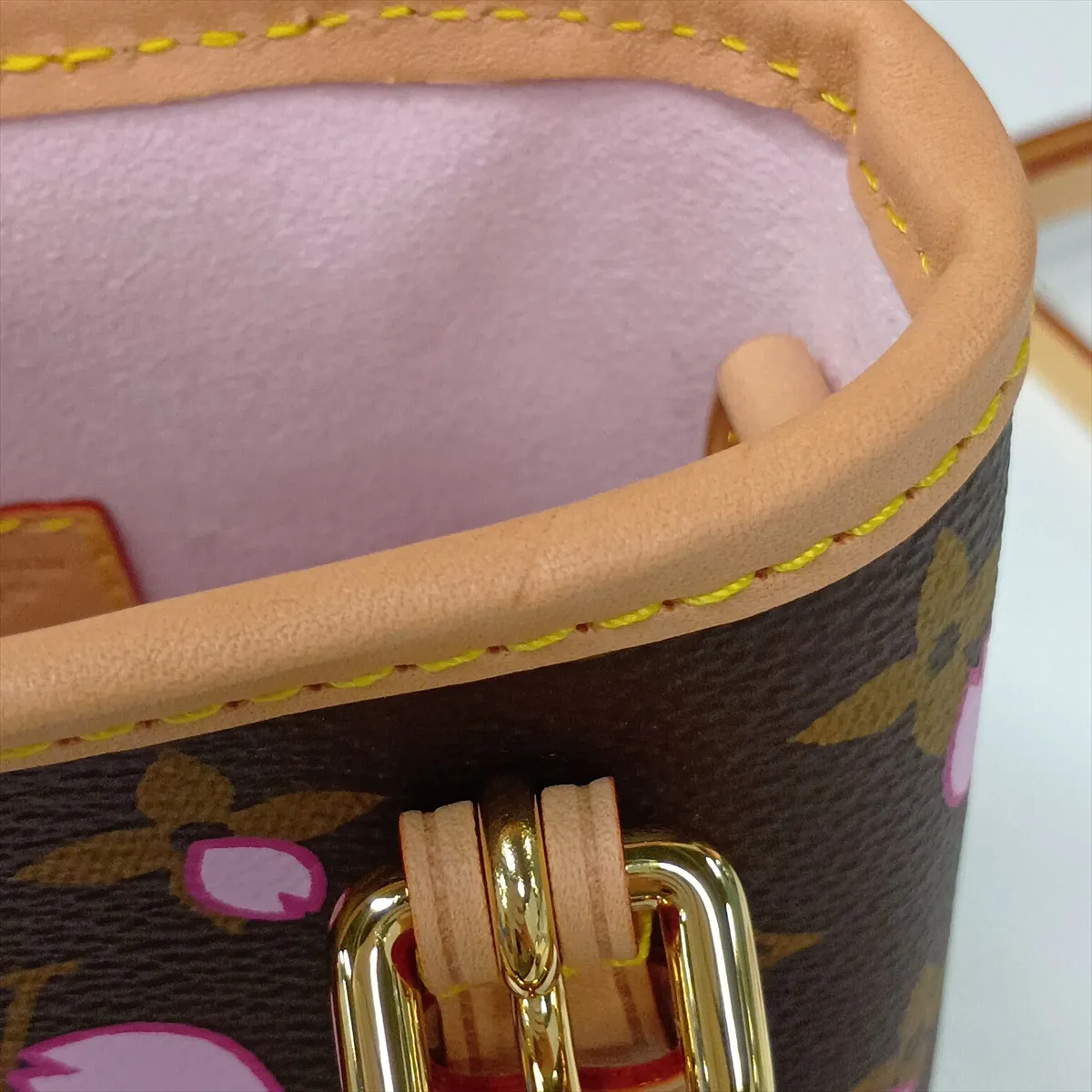 x Takashi Murakami Monogram Nano Bucket M13417 Brown (RFID detected) — view 12