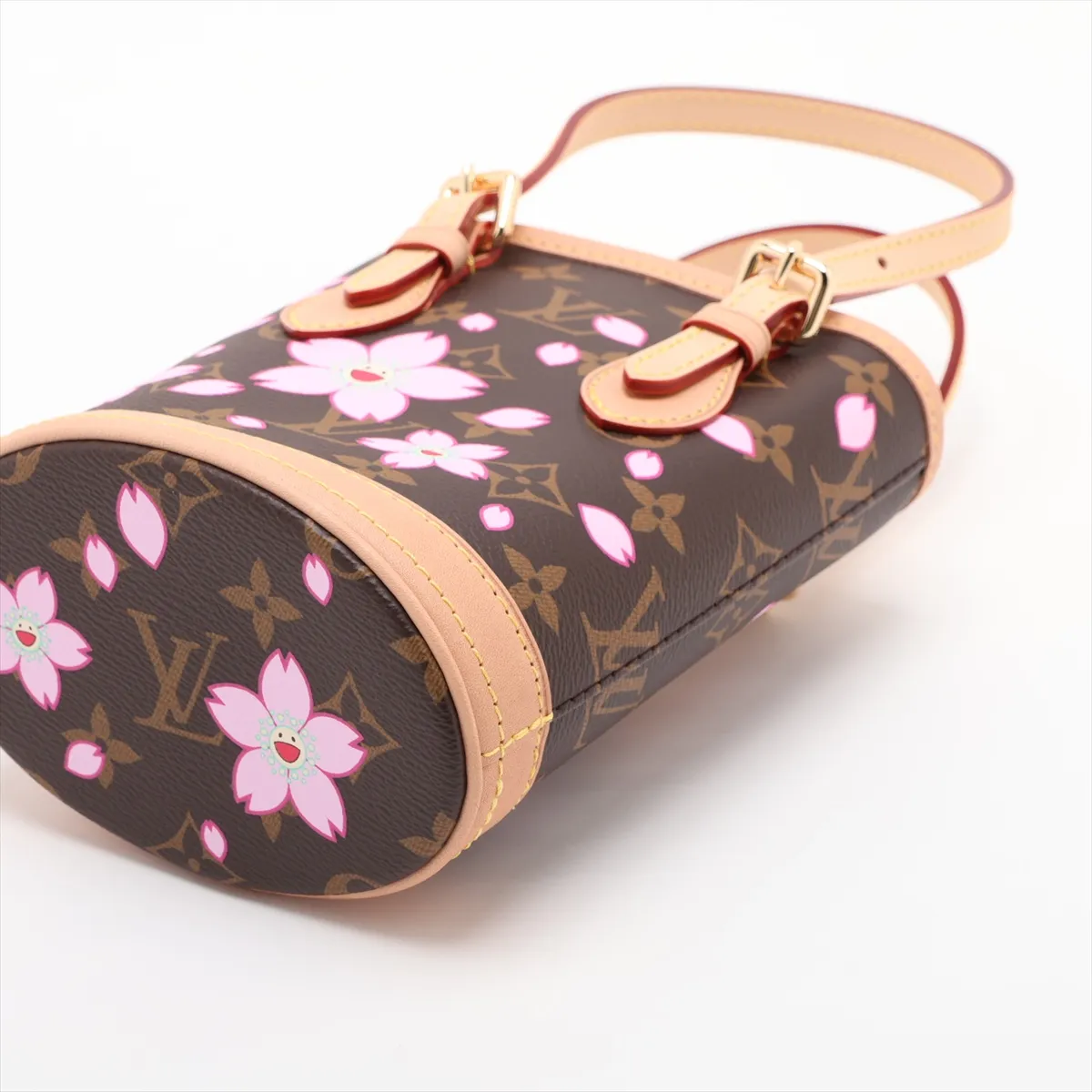 x Takashi Murakami Monogram Nano Bucket M13417 Brown (RFID detected) — view 3