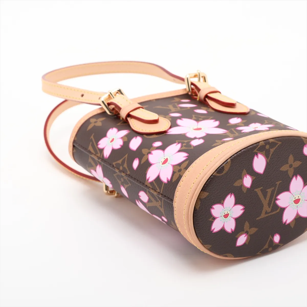 x Takashi Murakami Monogram Nano Bucket M13417 Brown (RFID detected) — view 4