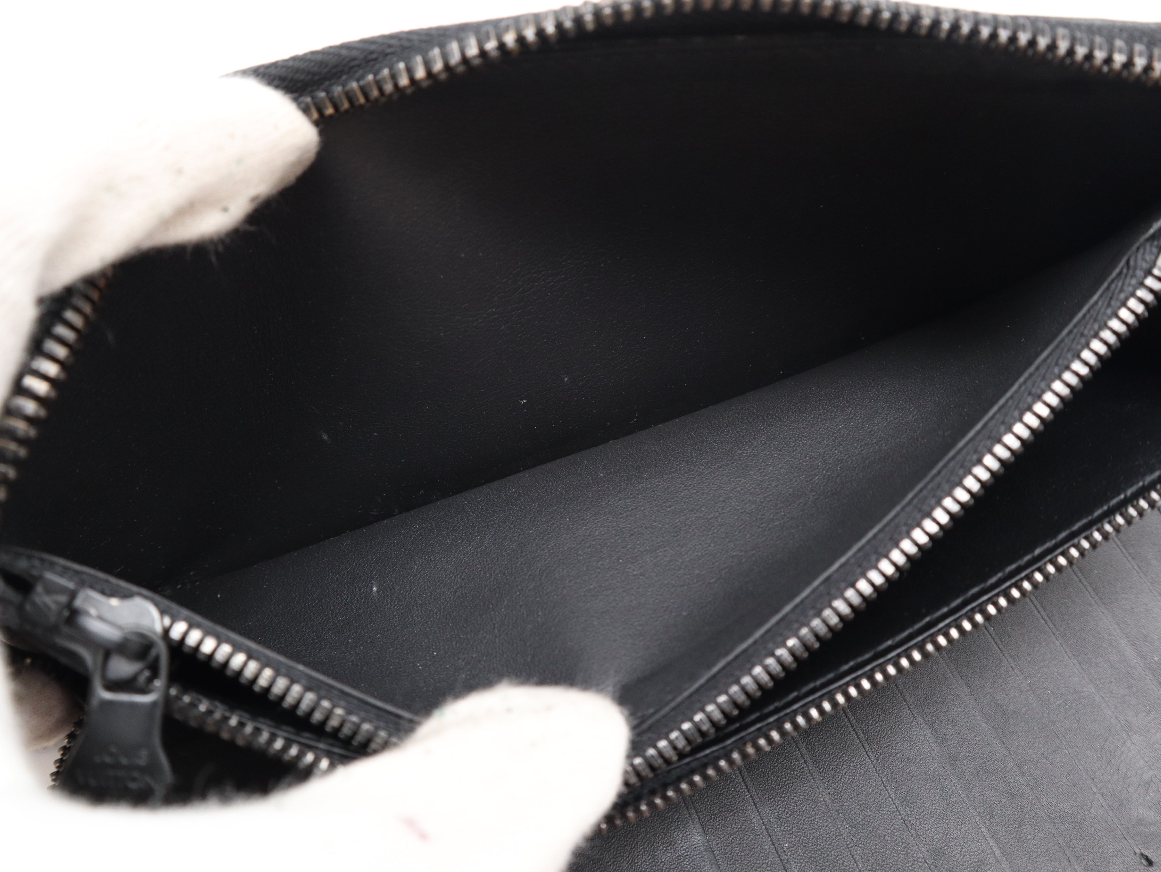 M11721 Monogram Taurillon Zippy Wallet Noir (Black) with Box and Dust Bag. RFID ID tested. — view 9