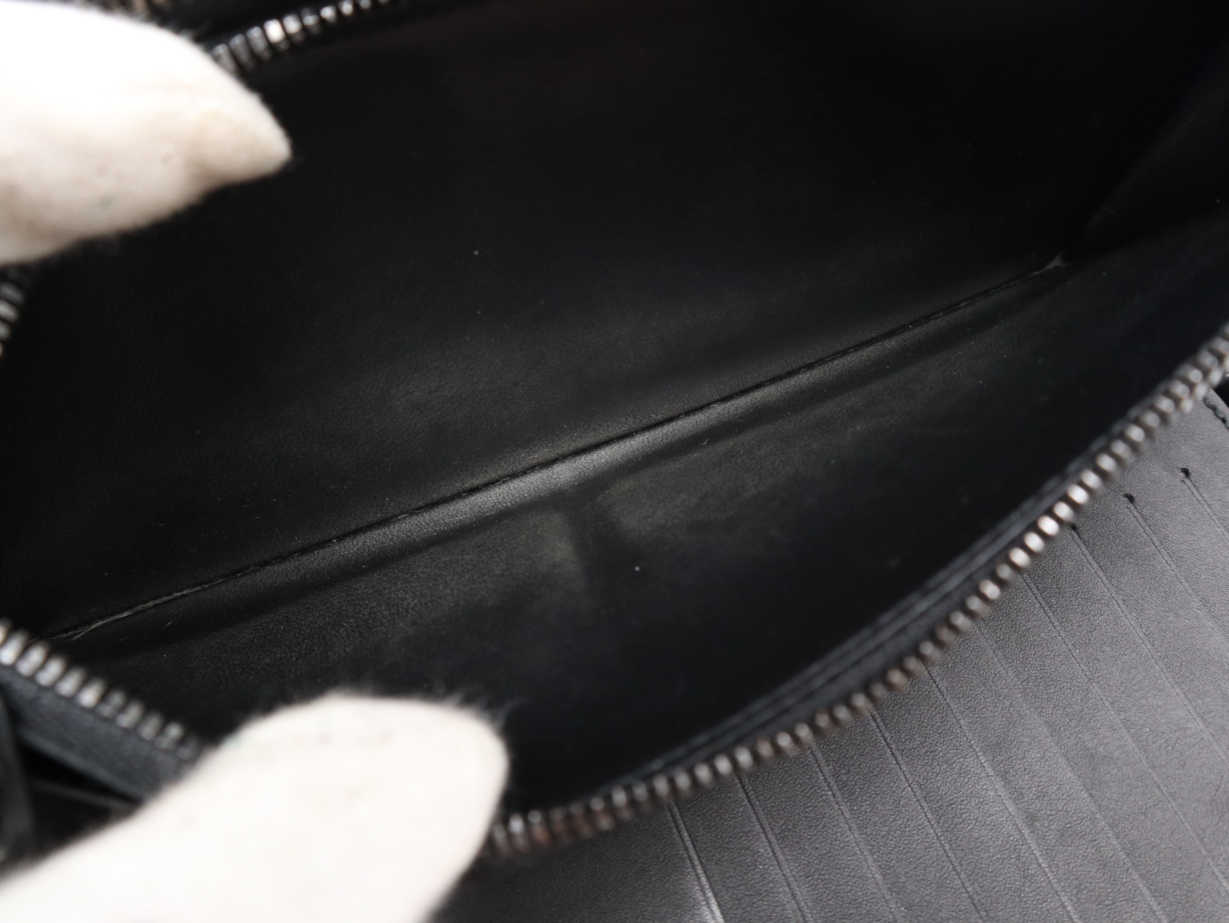 M11721 Monogram Taurillon Zippy Wallet Noir (Black) with Box and Dust Bag. RFID ID tested. — view 10