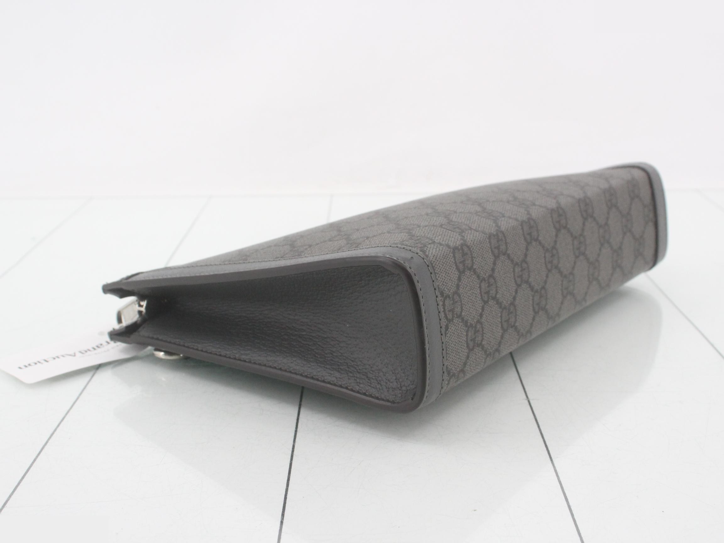 Ophidia Convertible GG Coated Canvas Clutch Bag — view 5