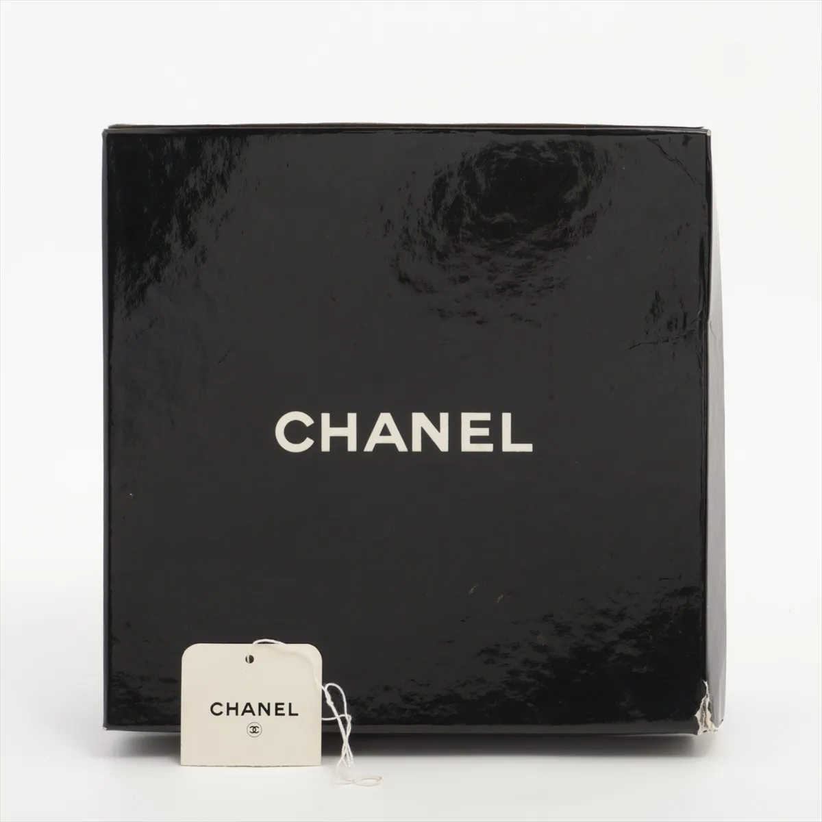 31 RUE CAMBON Chain Belt, GP x Leather, Black x Gold. Shows signs of wear: — view 5