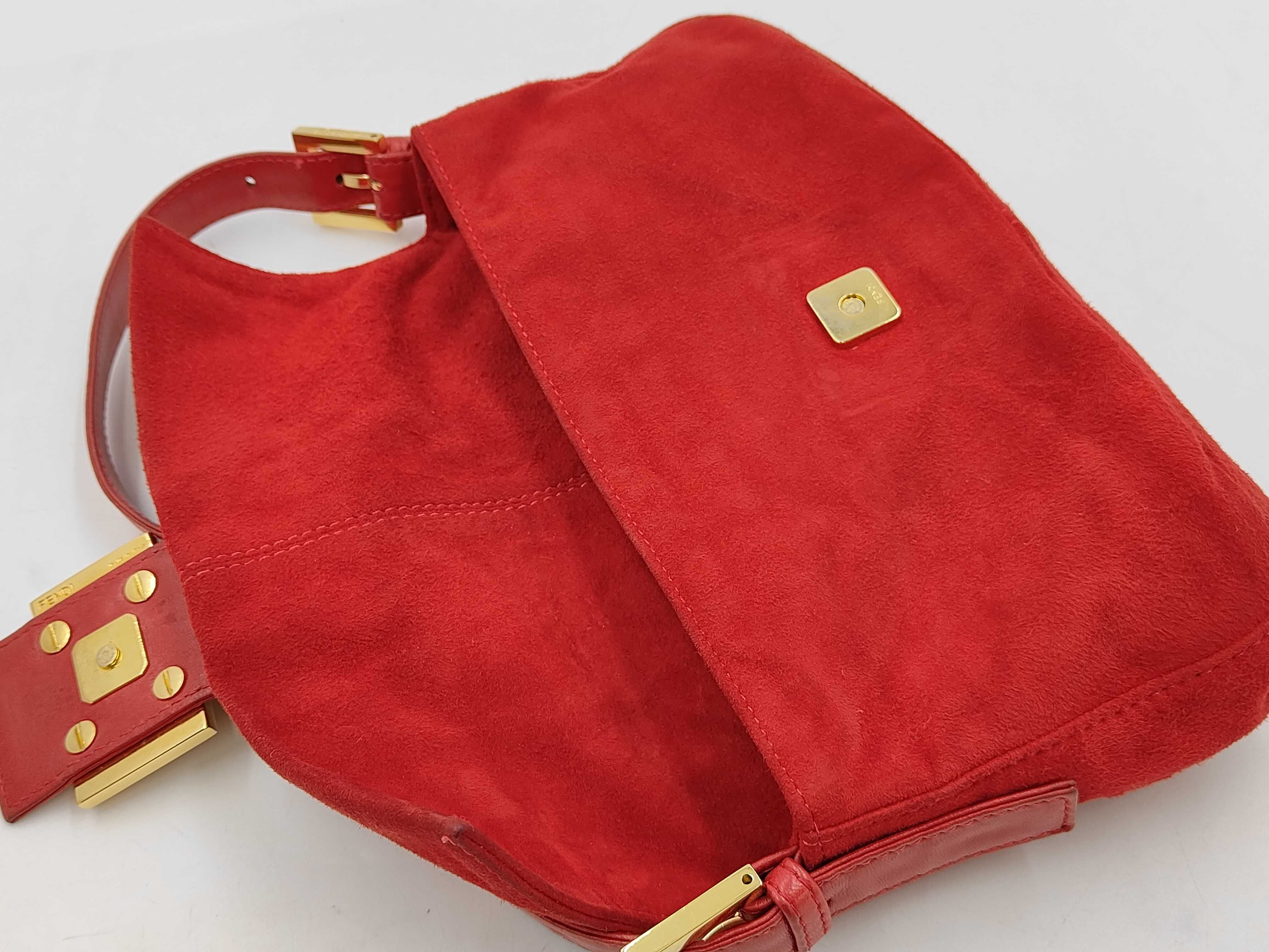 Mamma Baguette Suede Handbag — view 10