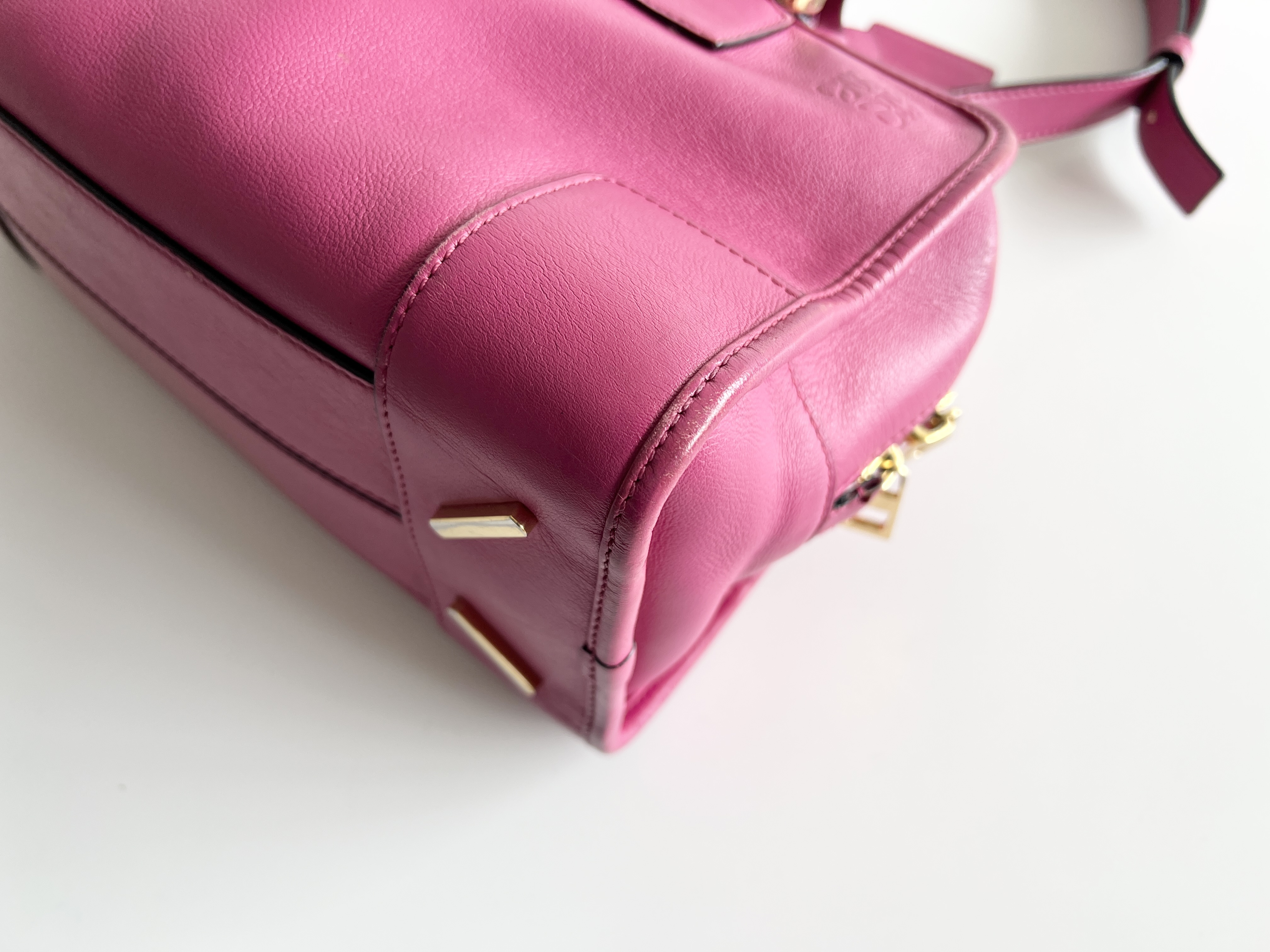 Amazona 28 Anagram Leather 2-way Shoulder Bag, Handbag, Mini Boston Bag — view 11