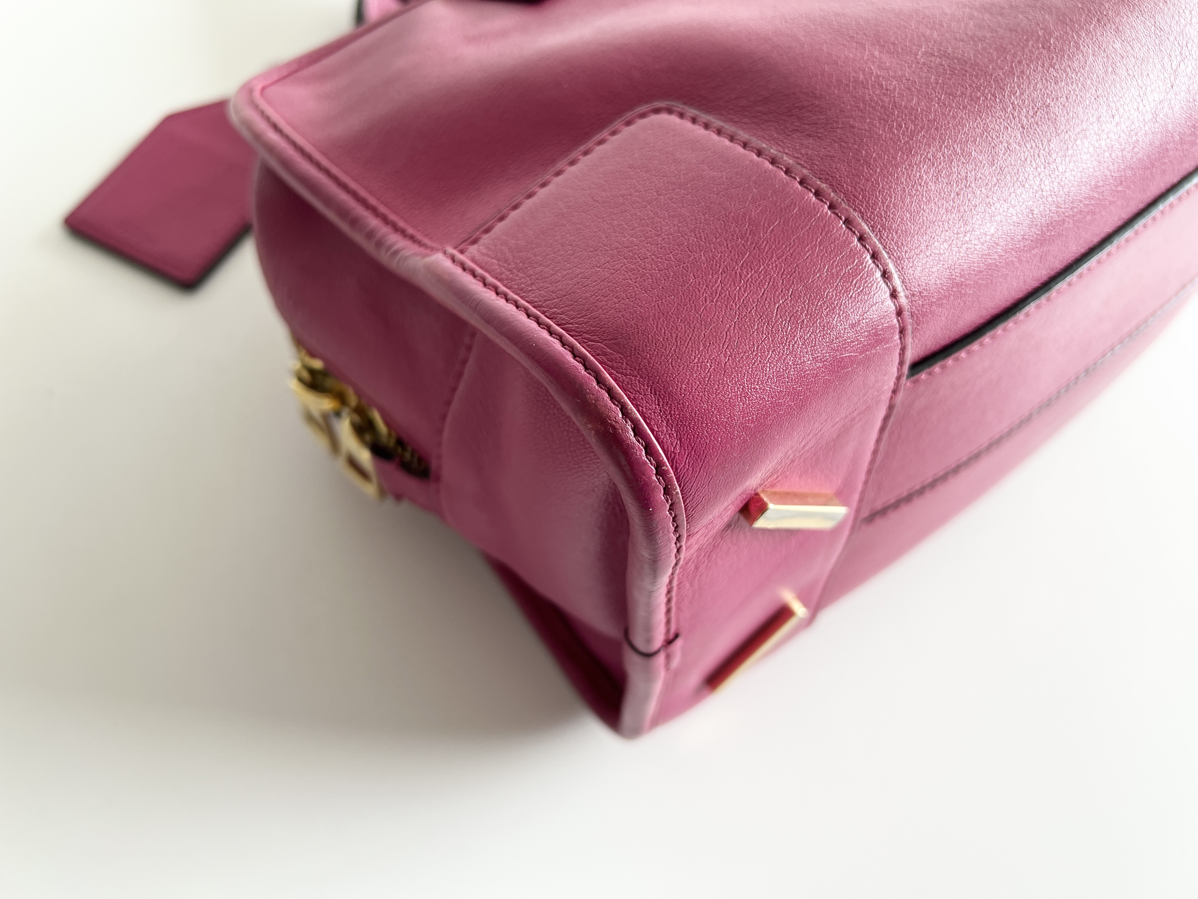 Amazona 28 Anagram Leather 2-way Shoulder Bag, Handbag, Mini Boston Bag — view 12
