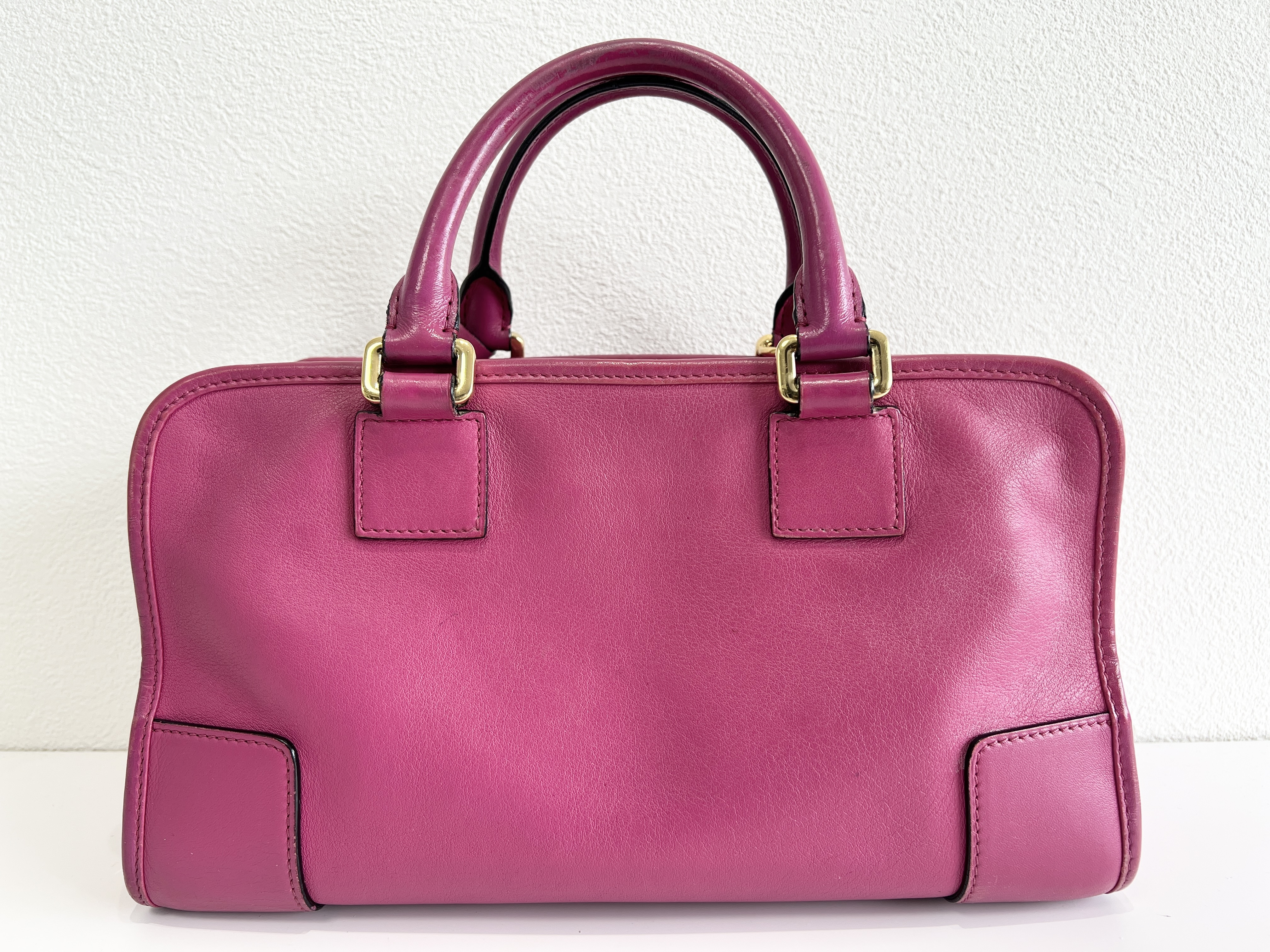 Amazona 28 Anagram Leather 2-way Shoulder Bag, Handbag, Mini Boston Bag — view 3