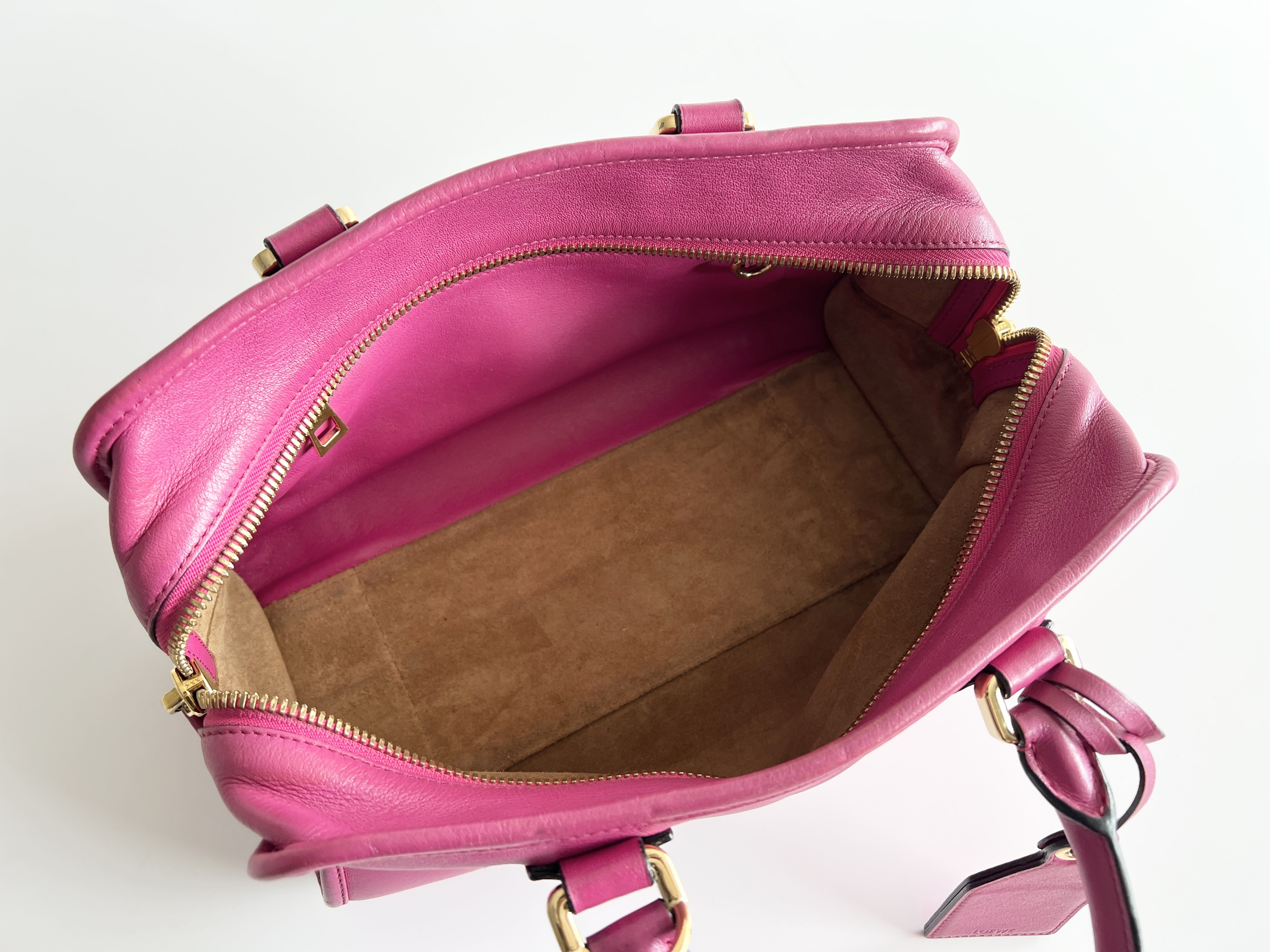 Amazona 28 Anagram Leather 2-way Shoulder Bag, Handbag, Mini Boston Bag — view 6