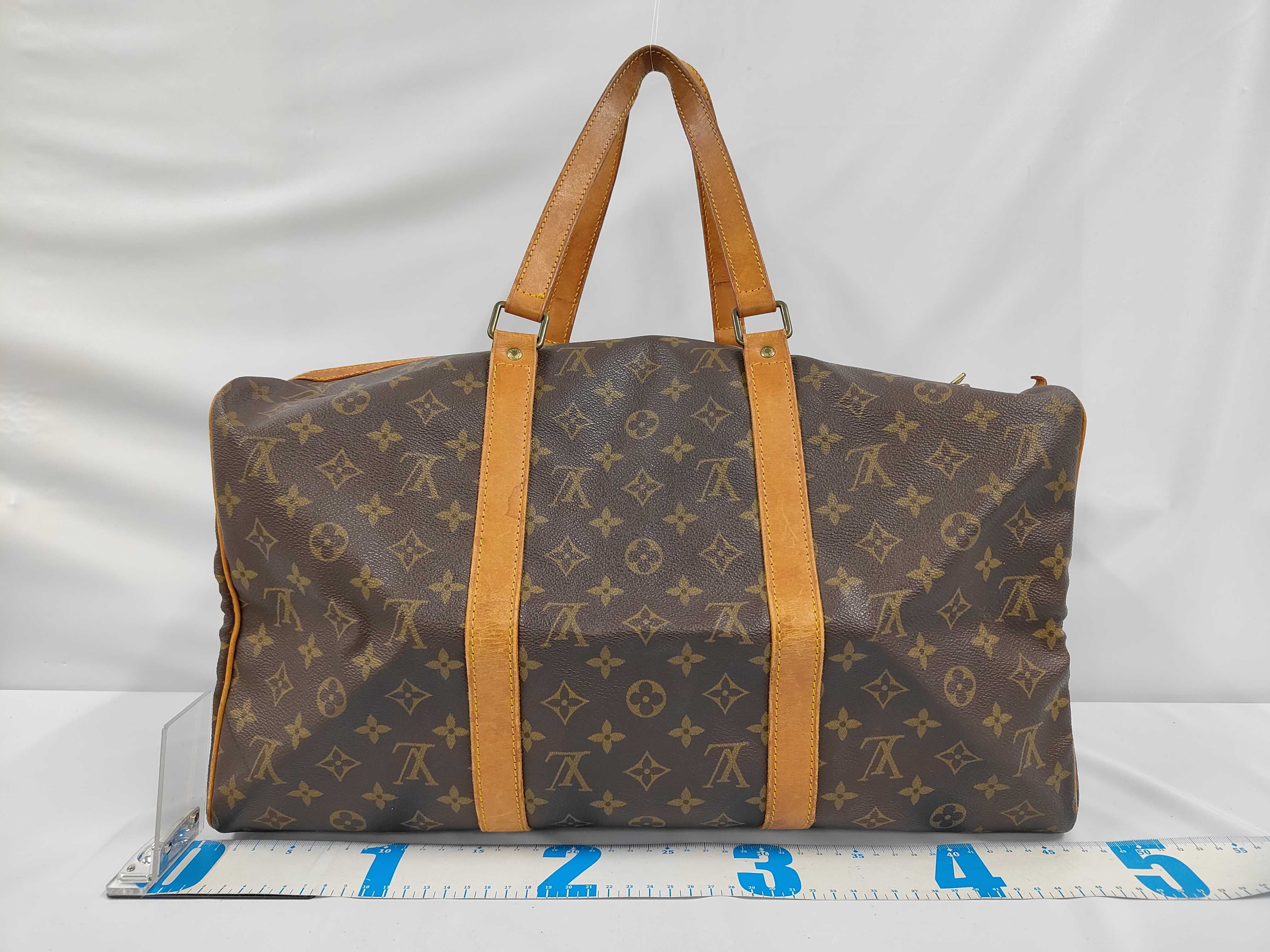 Monogram Keepall 45 M41428 Accessories: Name tag, padlock, Boston bag — view 2