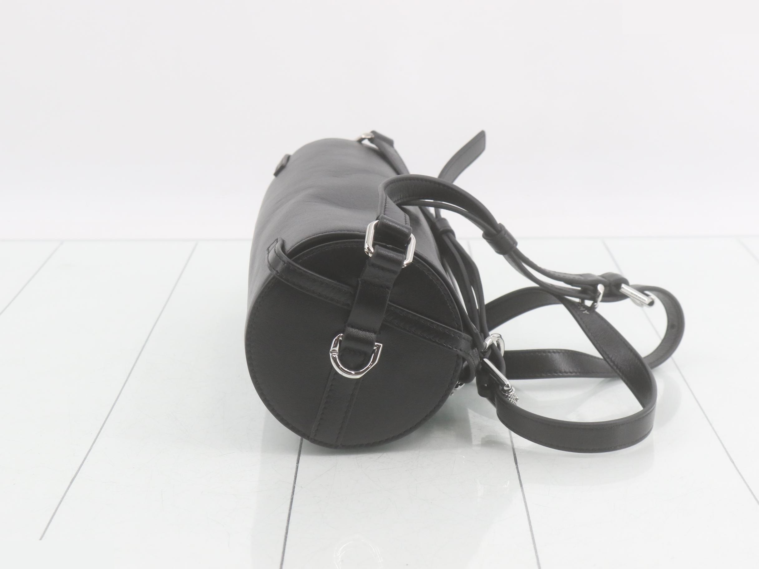 Voyeux Leather Shoulder Bag, Black — view 4