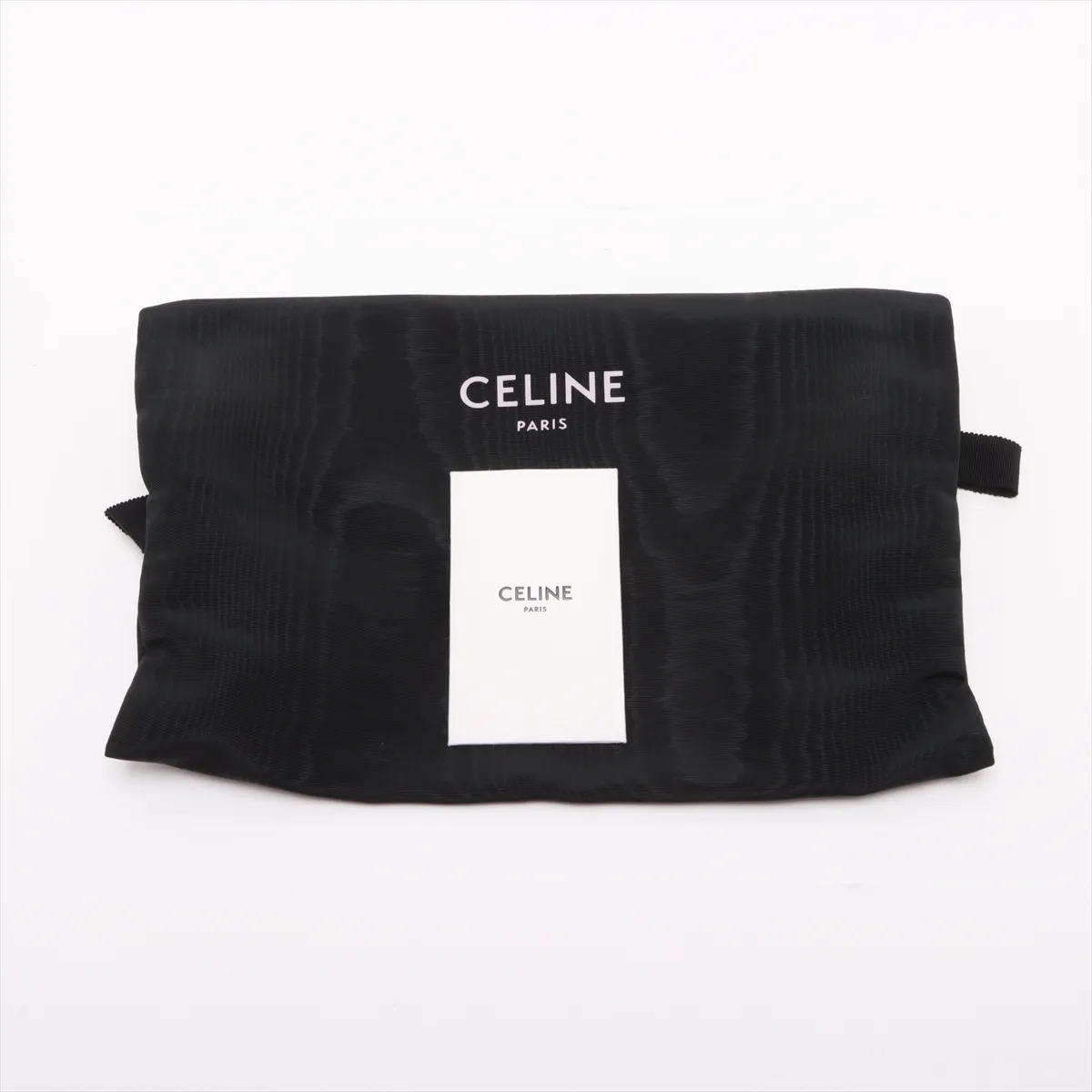 Trio Small Leather Shoulder Bag Black — view 10