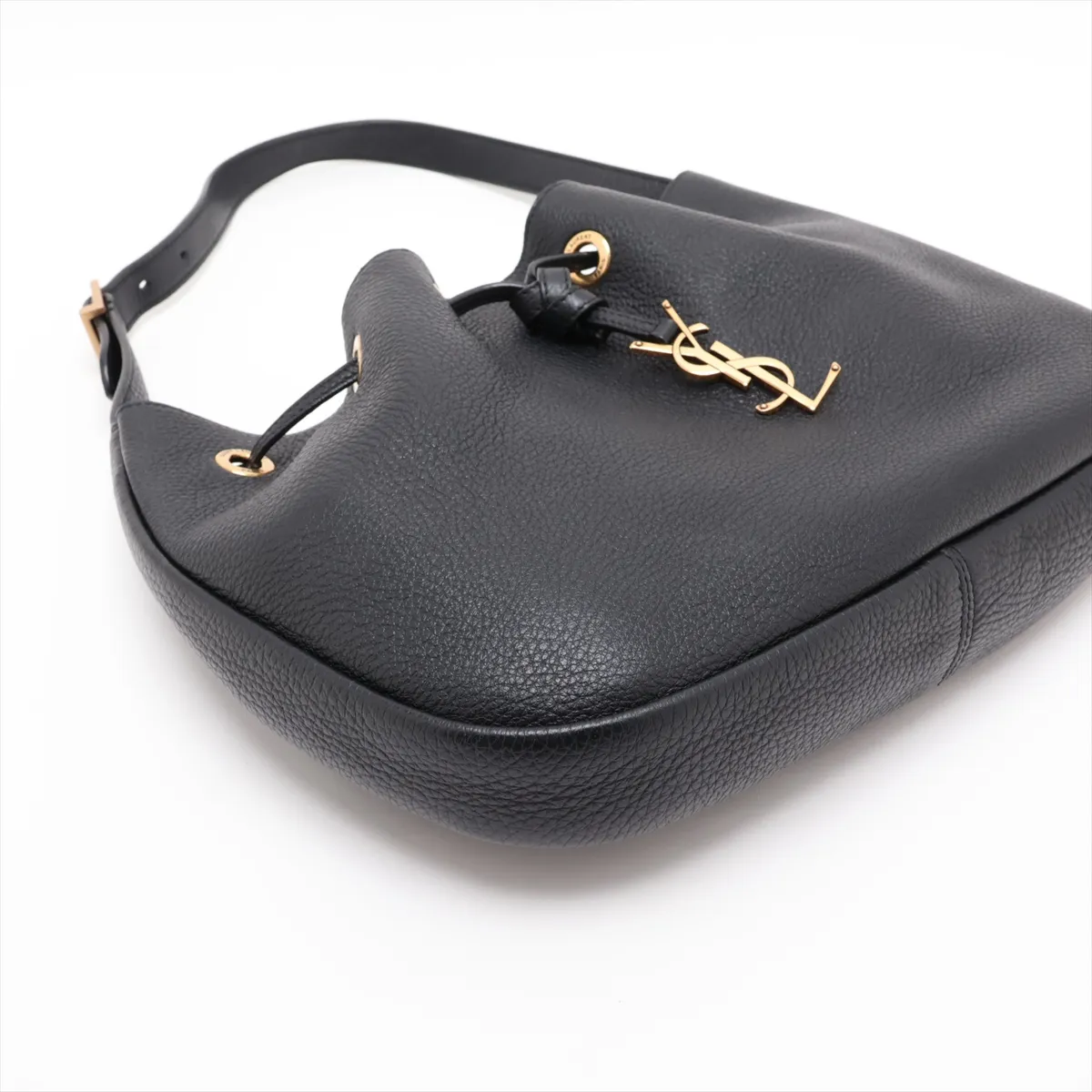 796626 Leather Shoulder Bag, Black — view 4