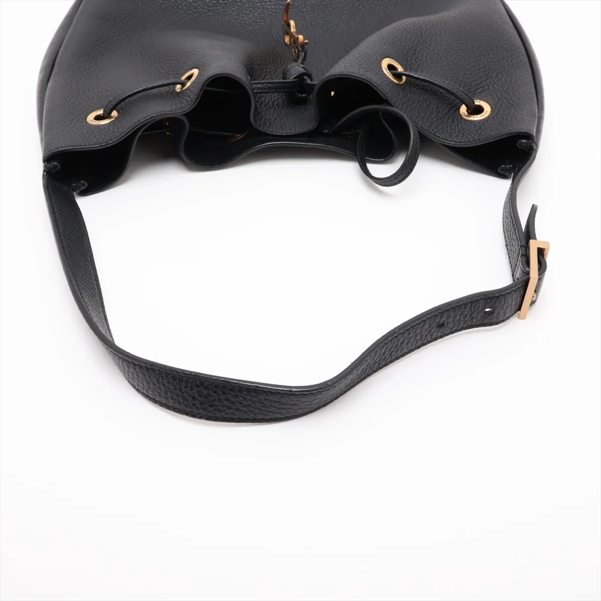 796626 Leather Shoulder Bag, Black — view 5