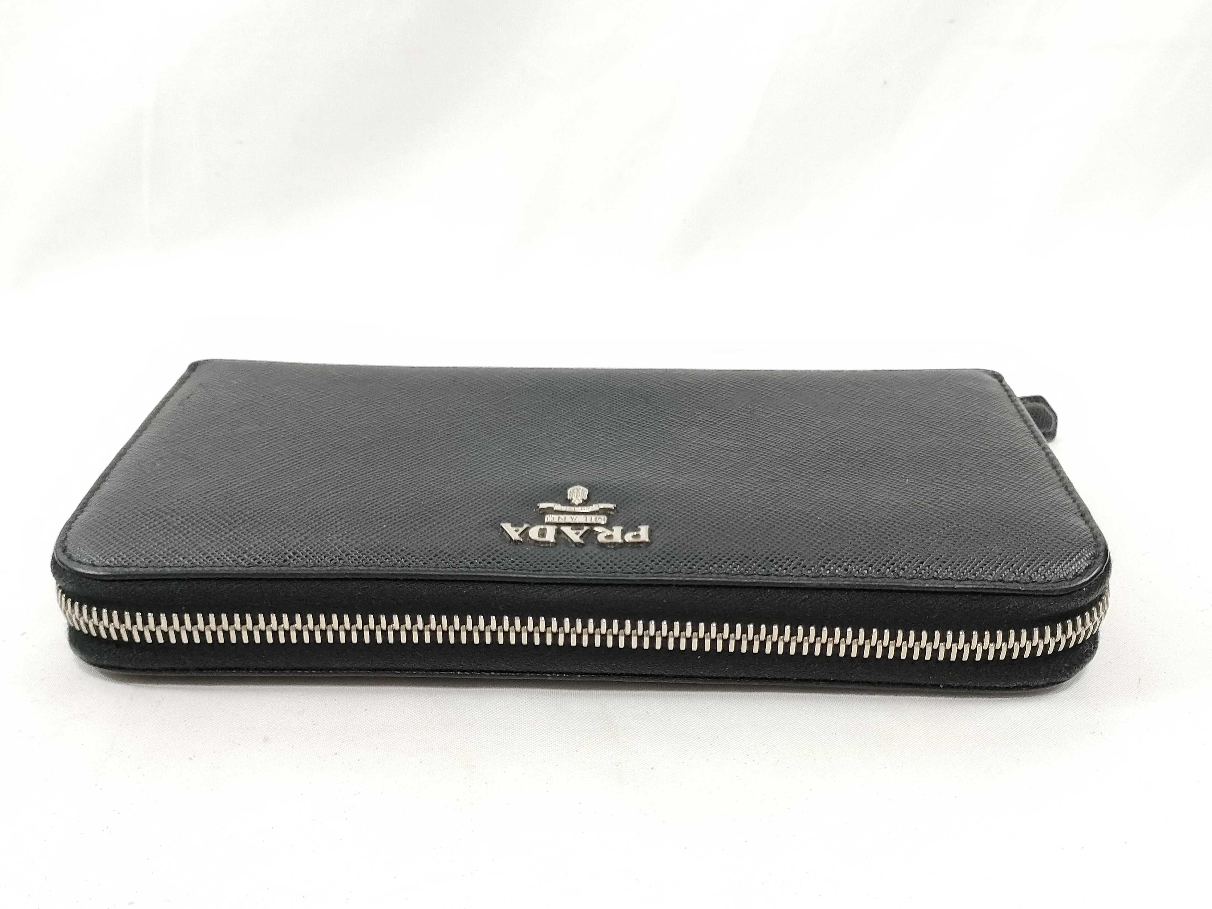 1ML506 Saffiano Round Zip Wallet — view 8