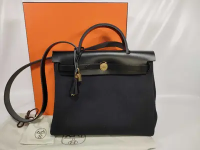 Herbag PM Black Handbag