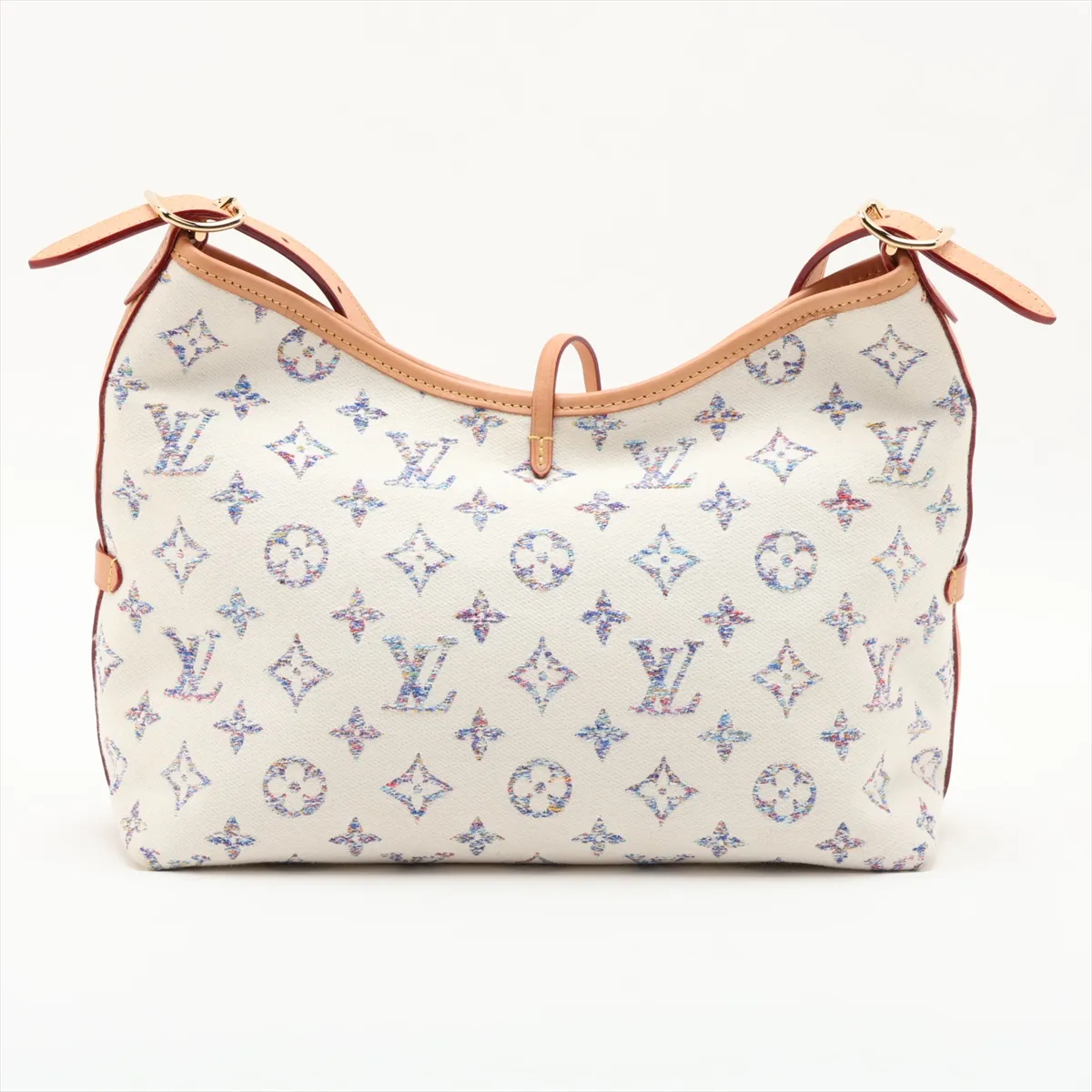Monogram Jacquard Carryall NM PM M24707 White (RFID detected) — view 2