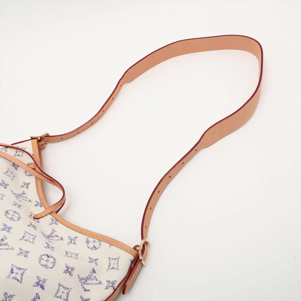 Monogram Jacquard Carryall NM PM M24707 White (RFID detected) — view 5