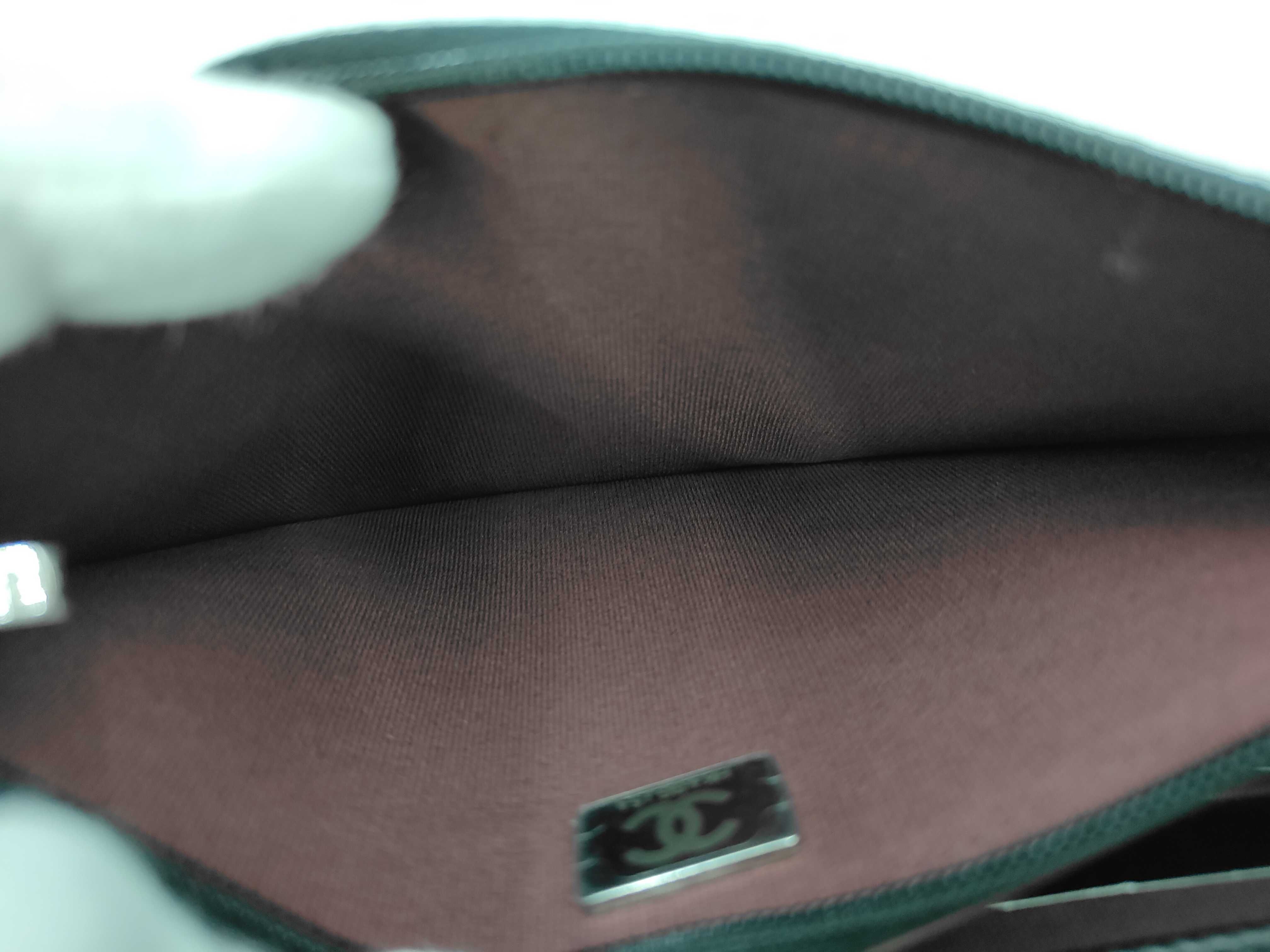 Matelassé Caviar Skin Chain Wallet Shoulder Bag — view 10