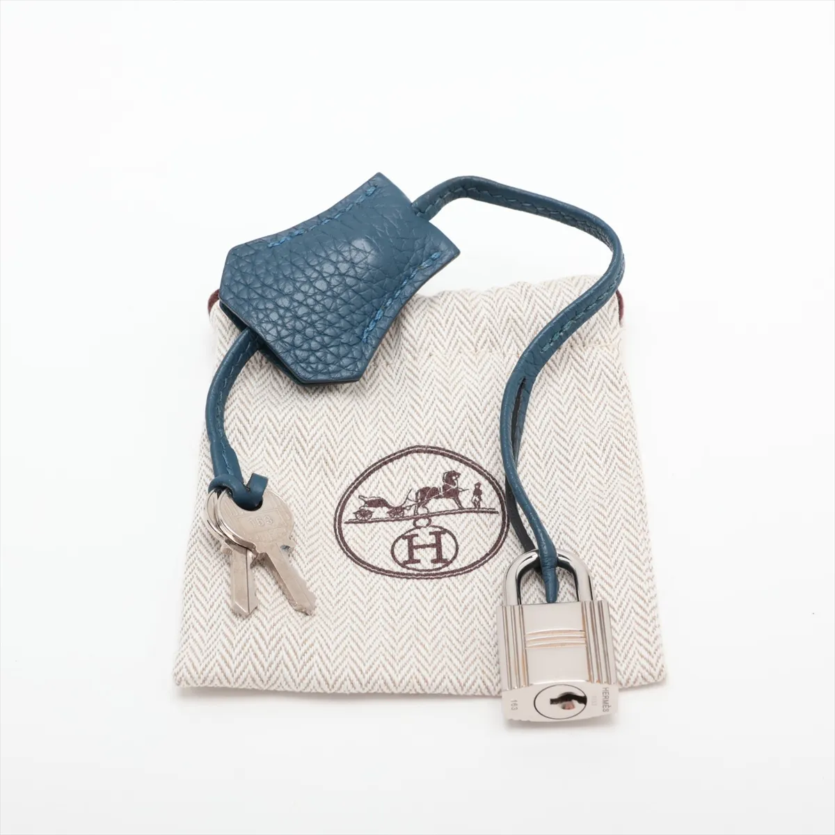 [Individually packaged] Hermes Kelly 32 Retournée Taurillon Clemence Colvert Silver Hardware R: 2014 — view 11