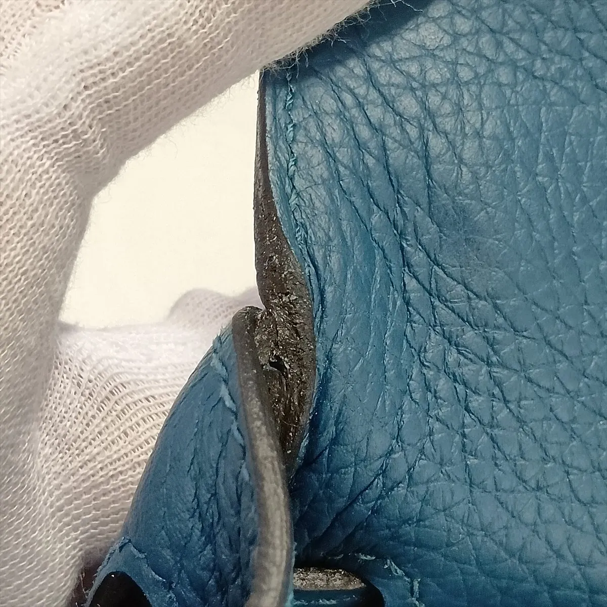 [Individually packaged] Hermes Kelly 32 Retournée Taurillon Clemence Colvert Silver Hardware R: 2014 — view 13