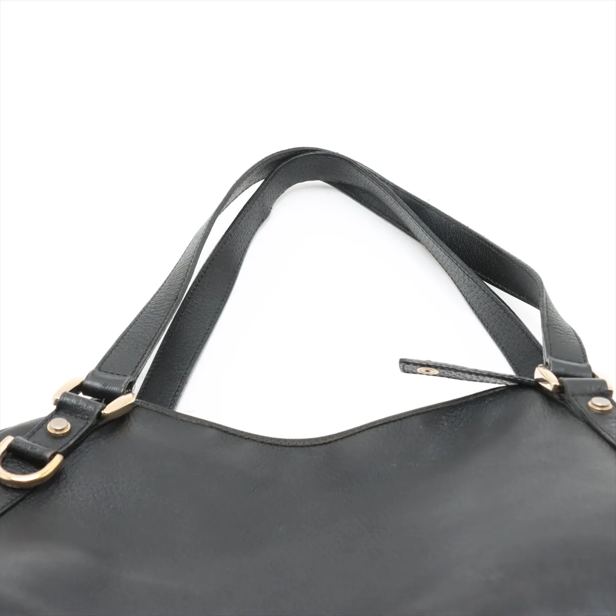 leather tote bag black 130736 — view 6