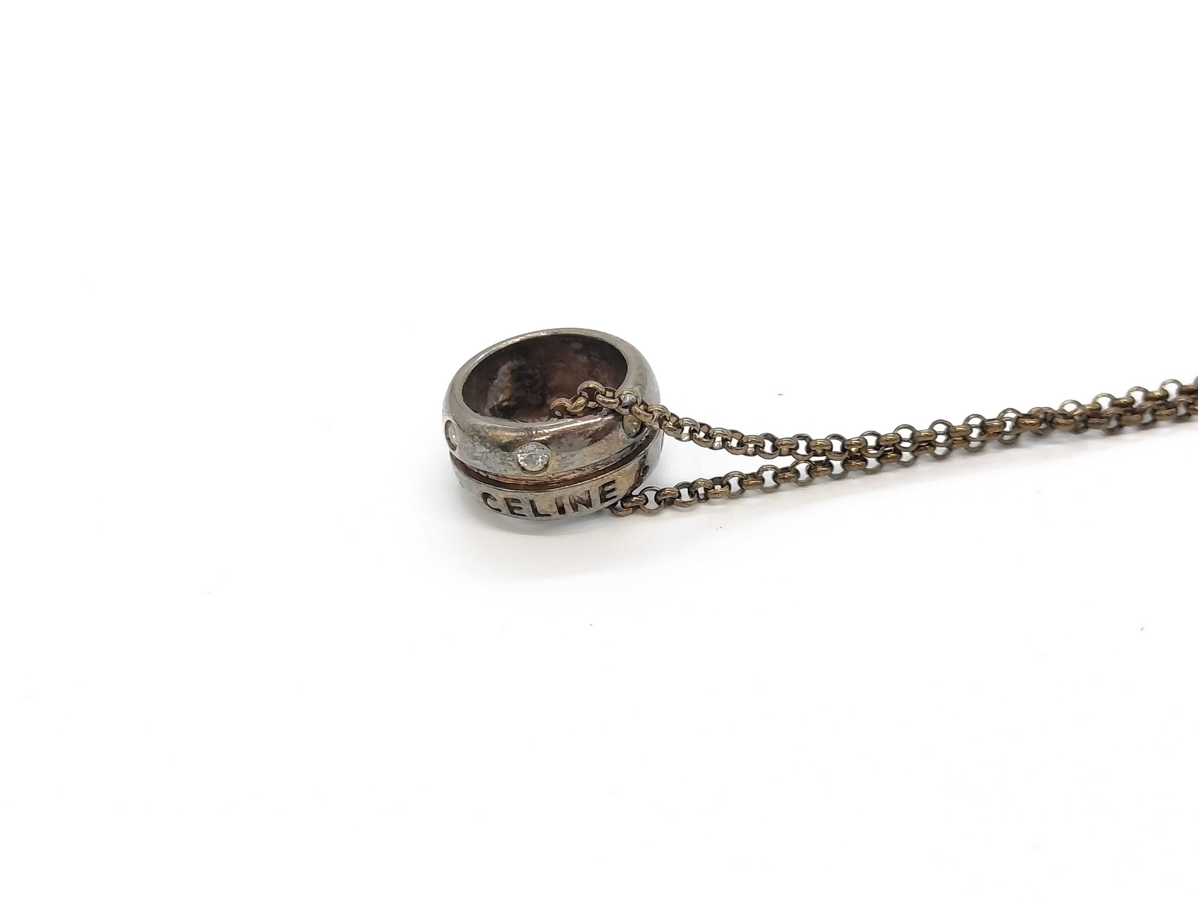 Silver Necklace / Triomphe / SILVER Engraved Necklace — view 3