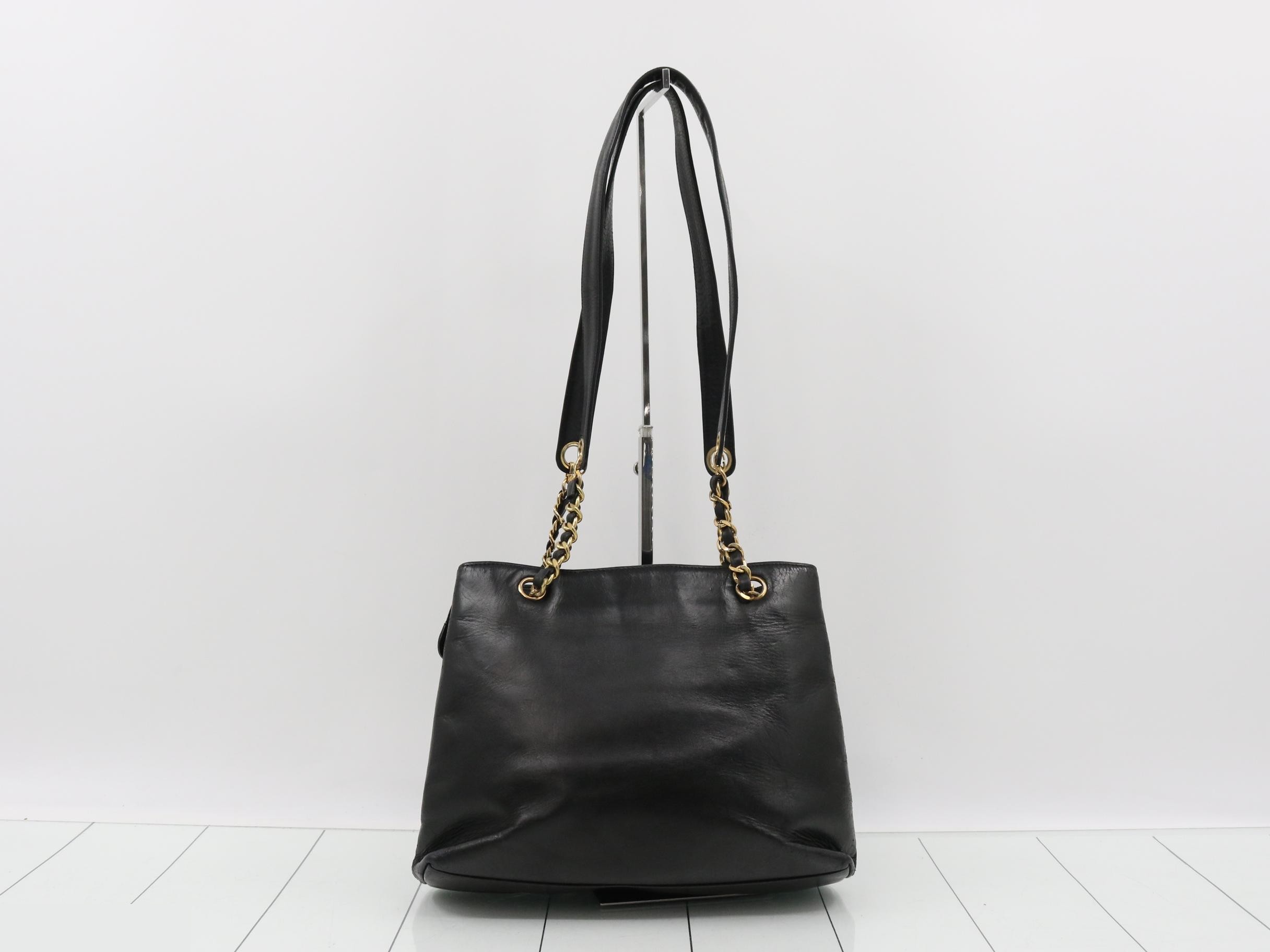 Lambskin Chain Shoulder Bag — view 2