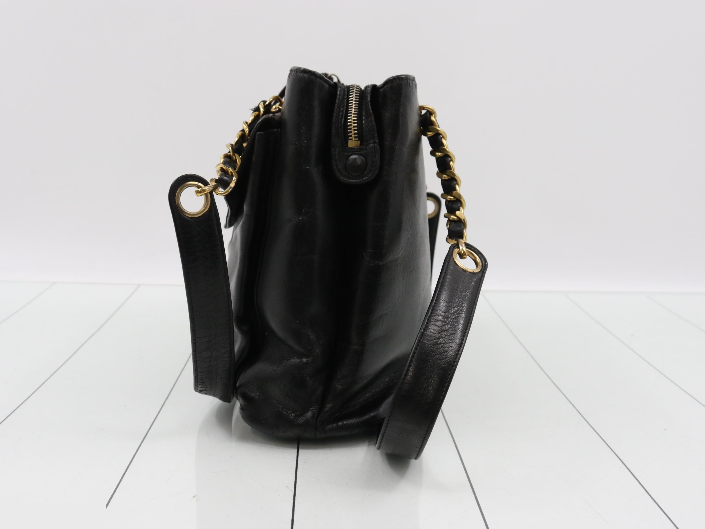 Lambskin Chain Shoulder Bag — view 3
