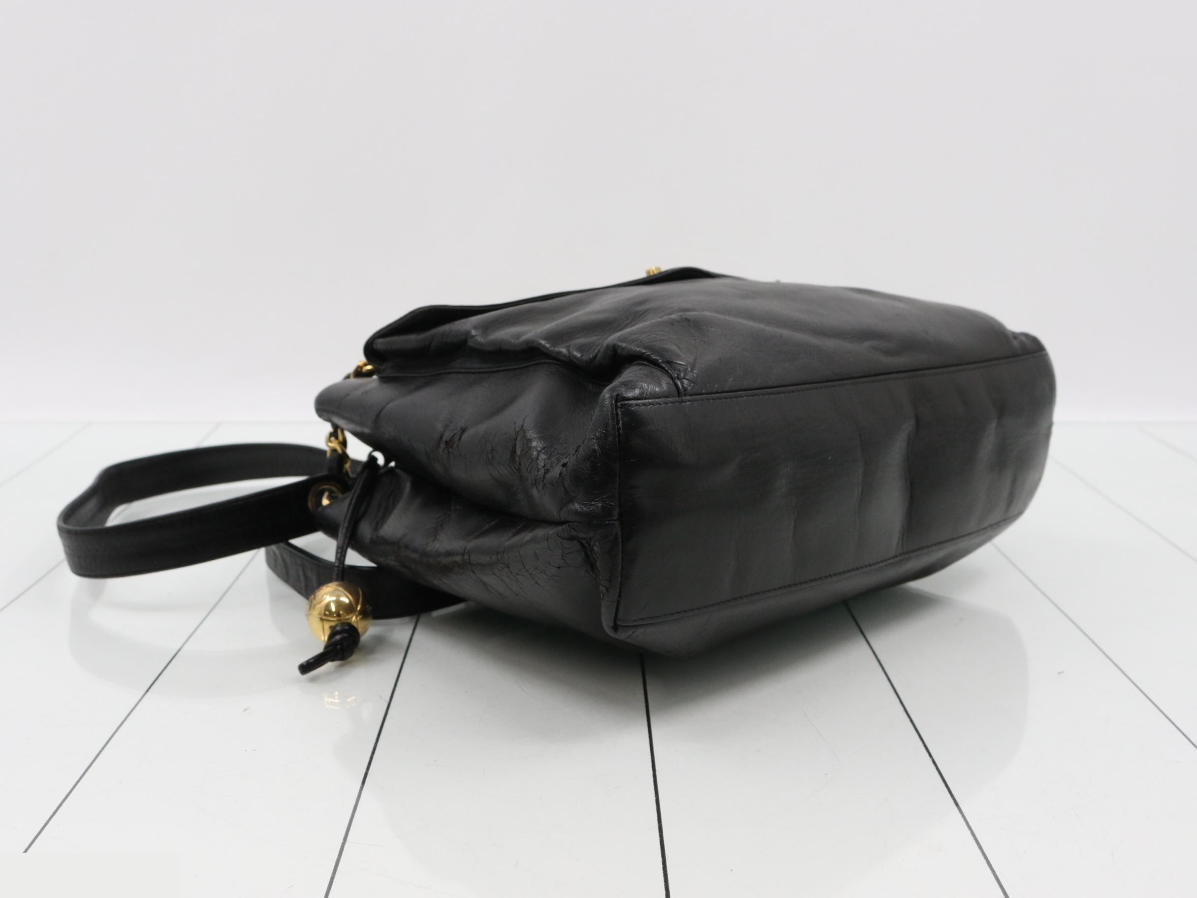 Lambskin Chain Shoulder Bag — view 5