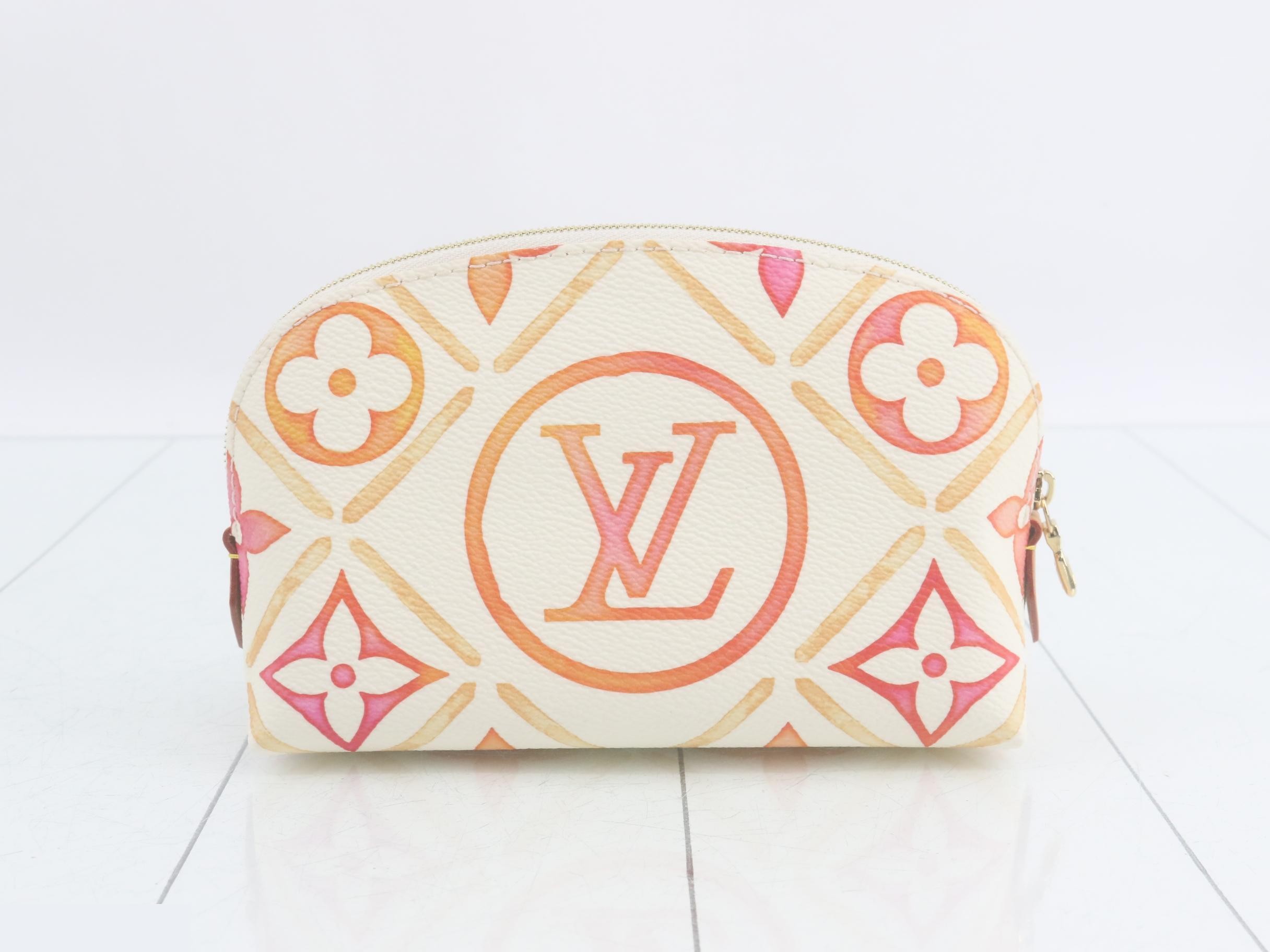 M11239 Monogram Tile Pouch, Unused — view 2