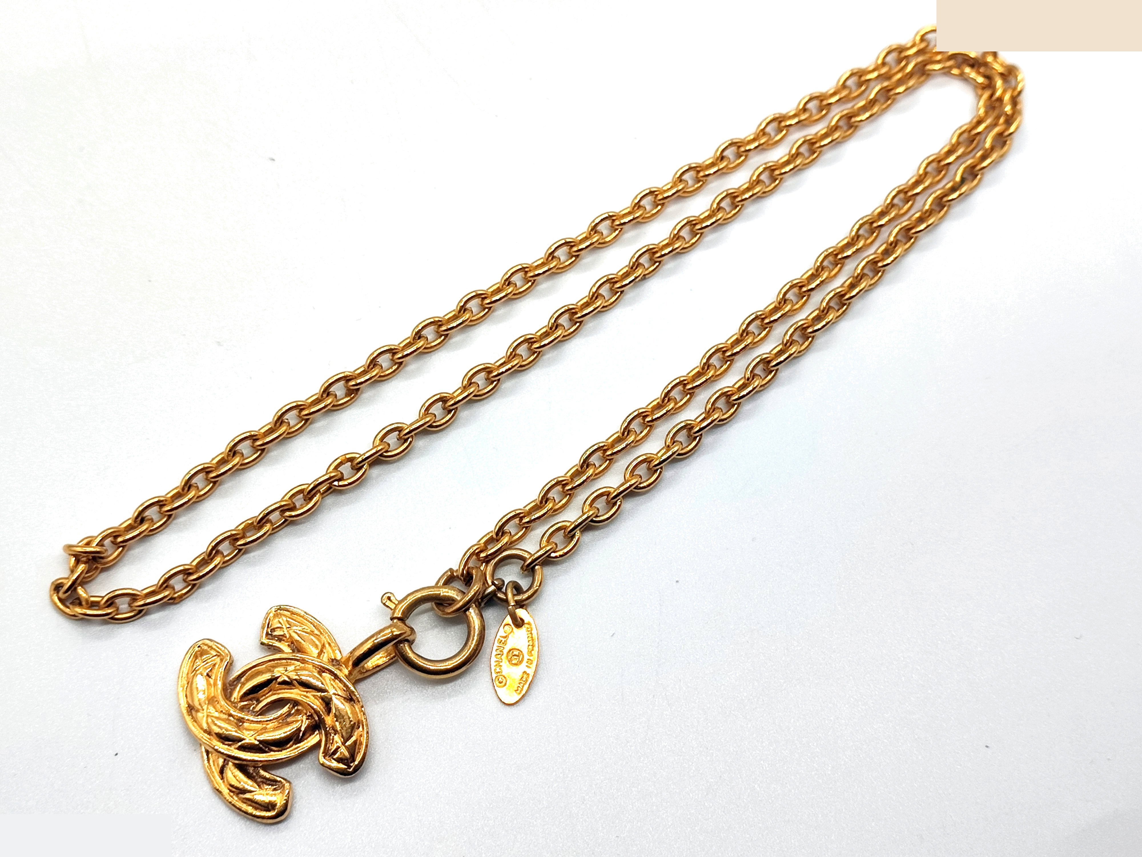 Coco Mark Matelassé Necklace — view 5