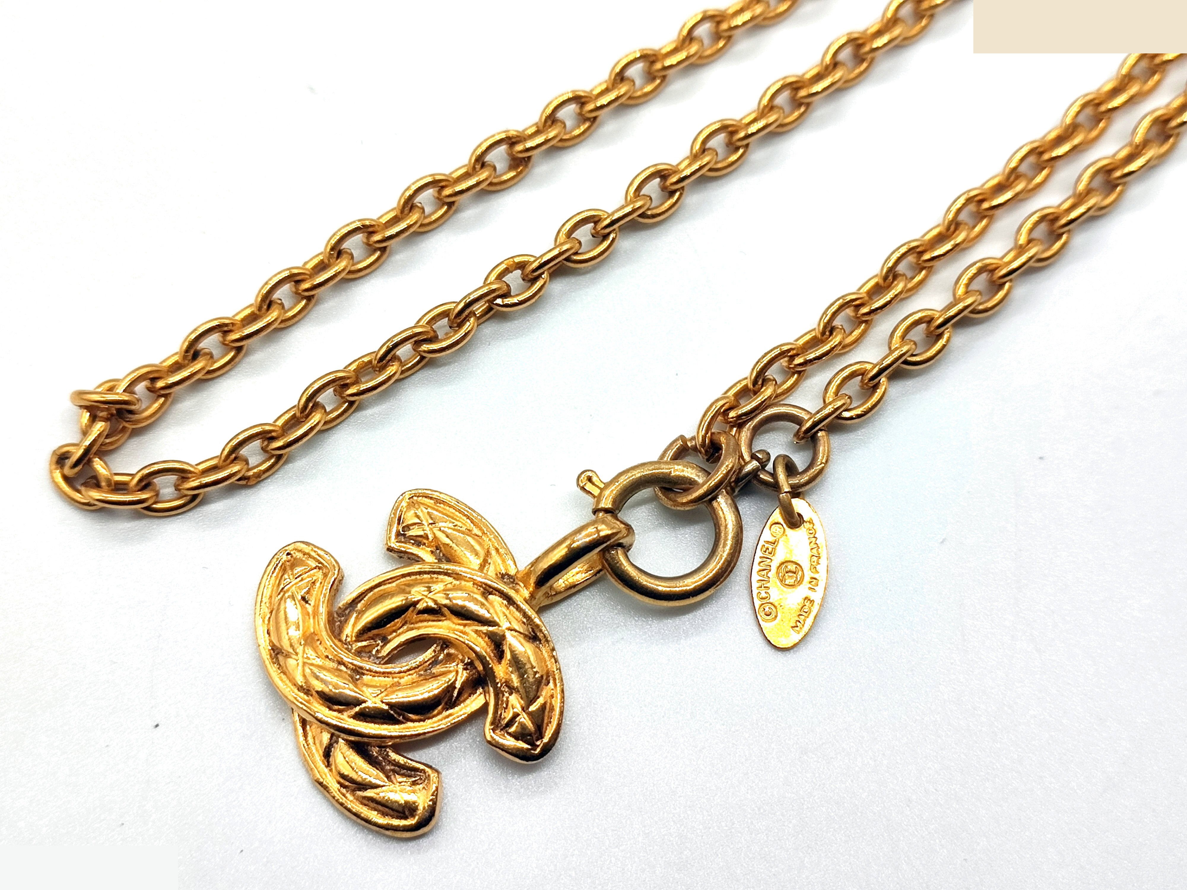 Coco Mark Matelassé Necklace — view 6