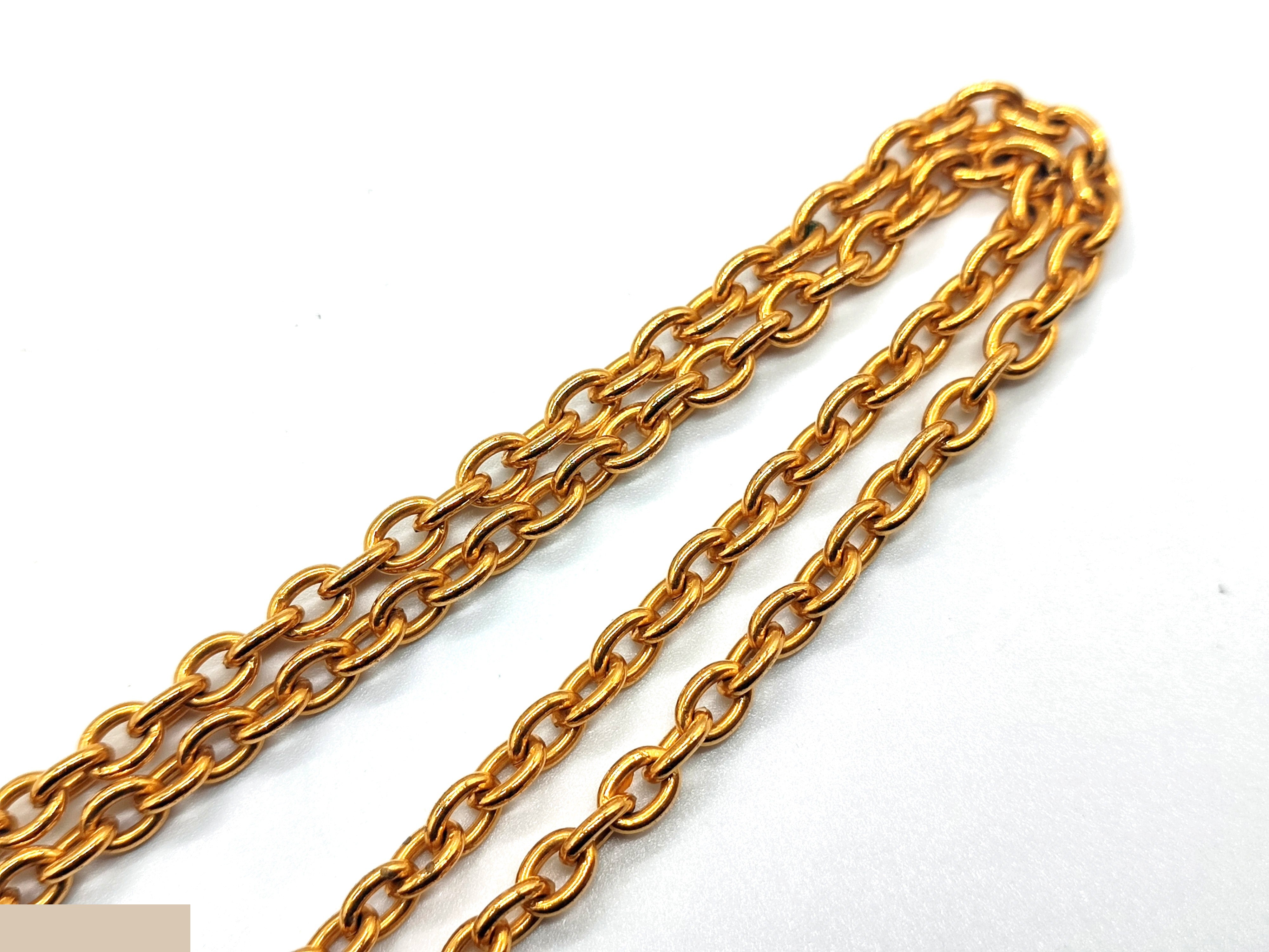 Coco Mark Matelassé Necklace — view 10