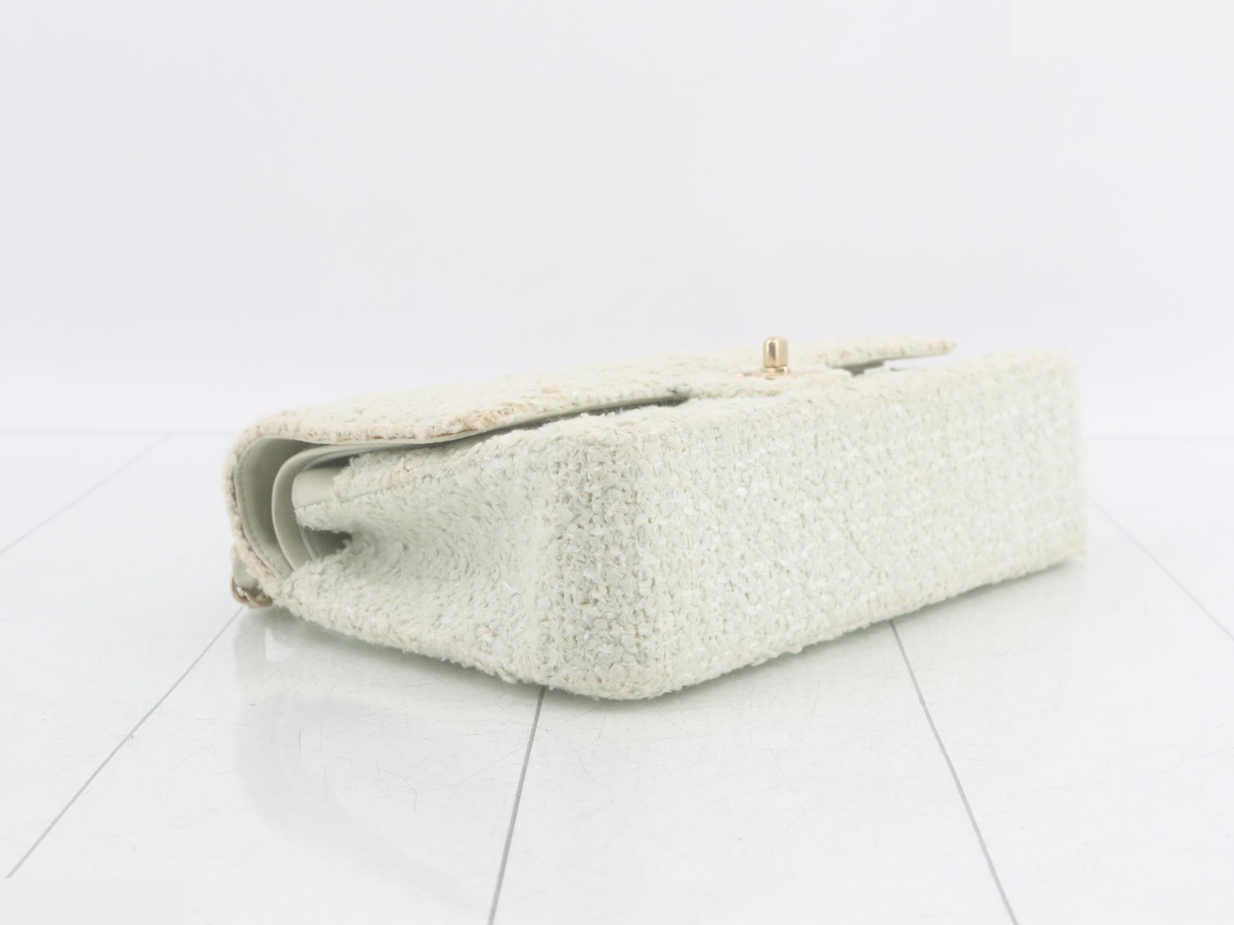 Tweed double-flap matelassé (bag) — view 5