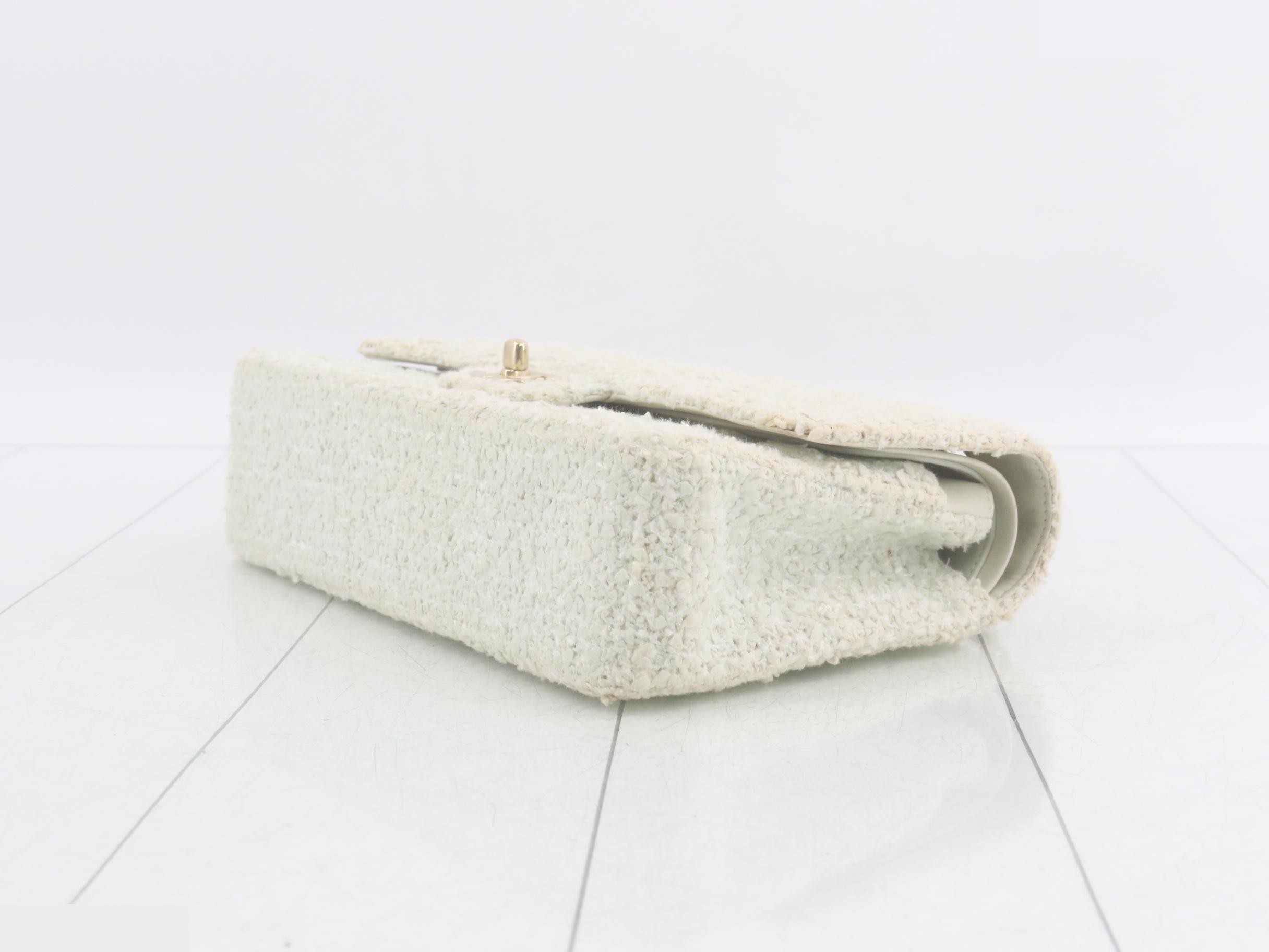 Tweed double-flap matelassé (bag) — view 6