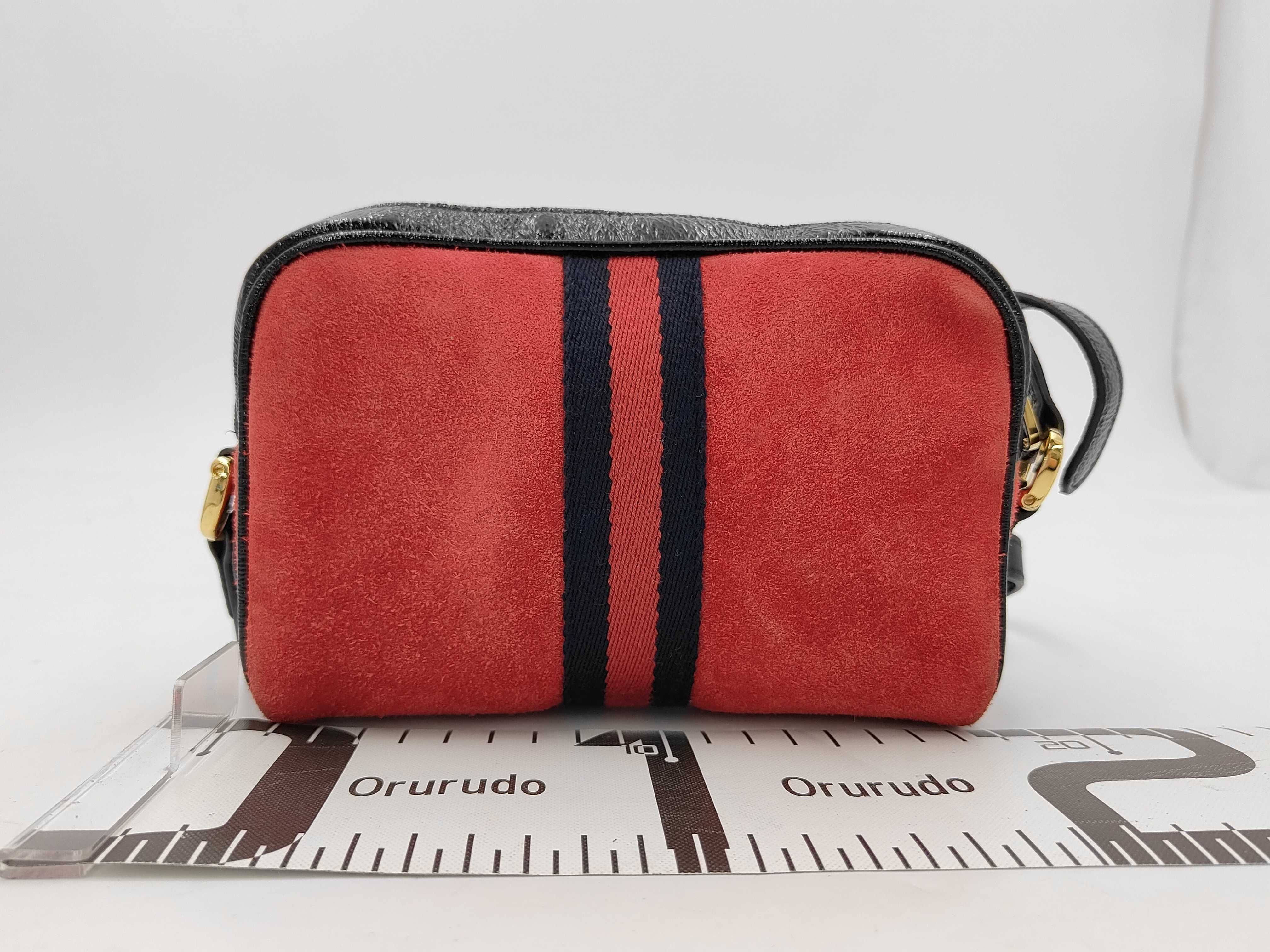 Ophidia Suede & Leather Shoulder Bag — view 2