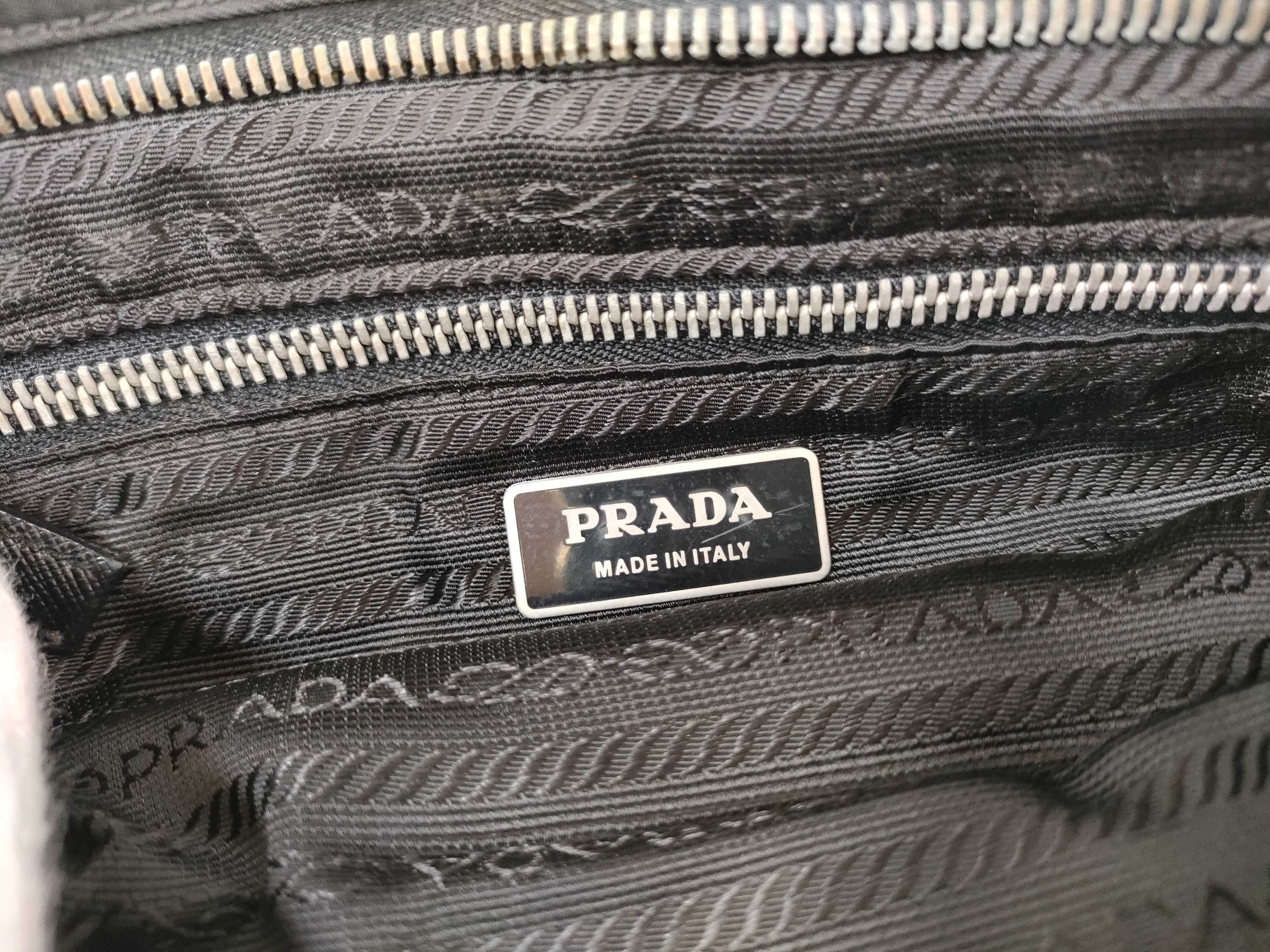 Nylon Shoulder Bag, Black Shoulder Bag — view 12